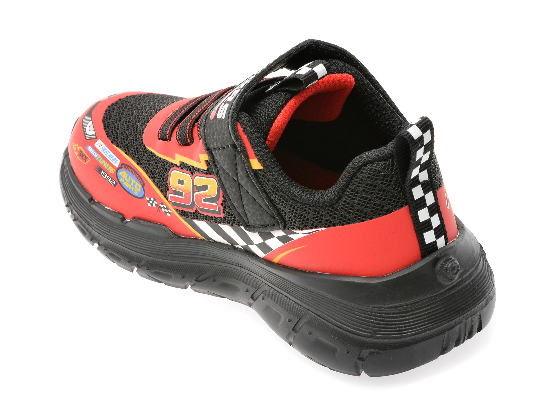Pantofi sport SKECHERS rosii, SKECH TRACKS, din material textil