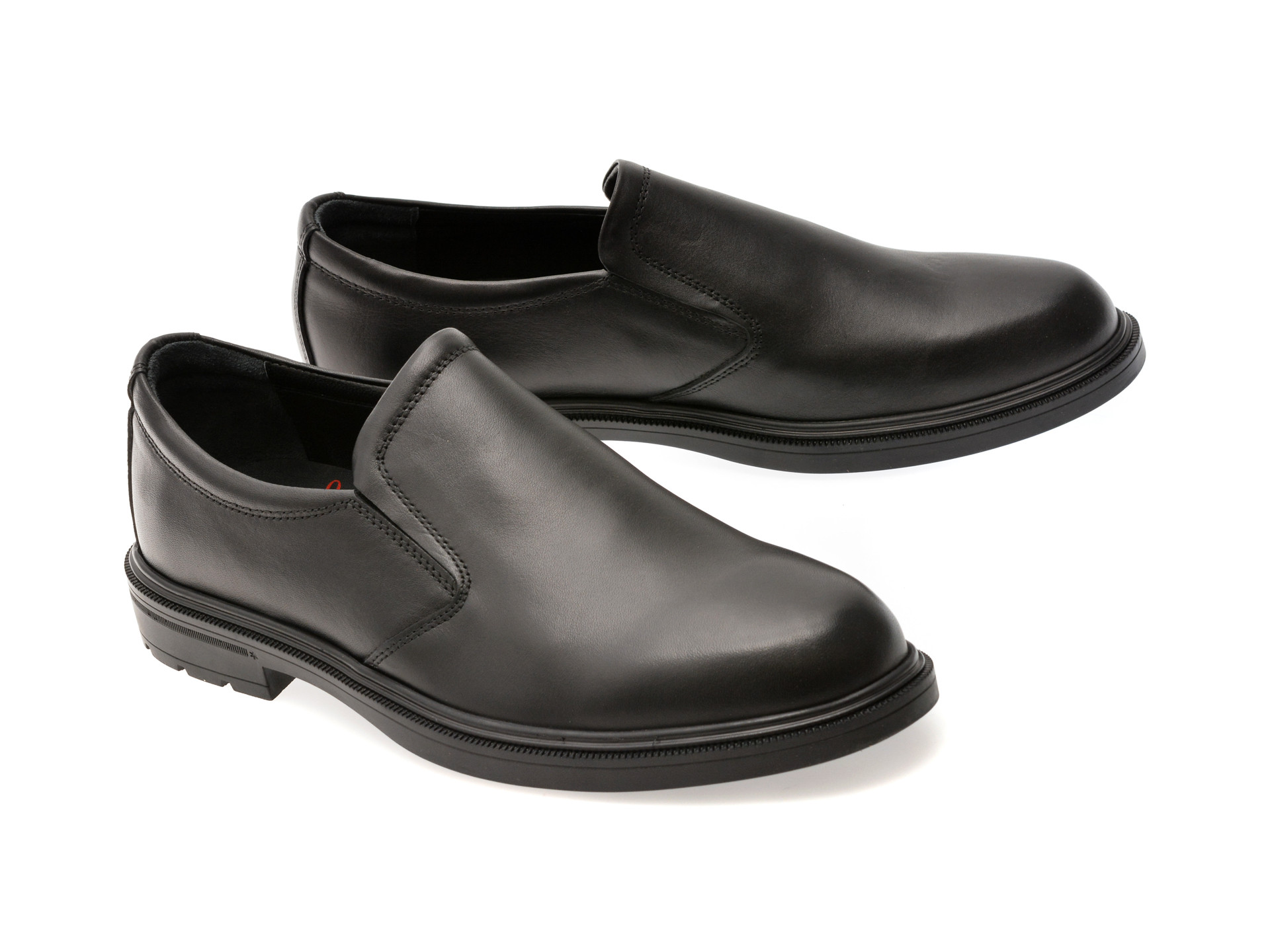 Pantofi OTTER negri, A61, din piele naturala