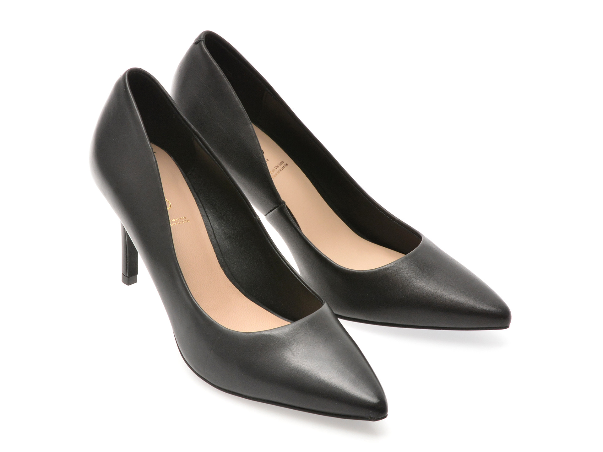 Pantofi eleganti ALDO negri, SERENITI 001, din piele naturala