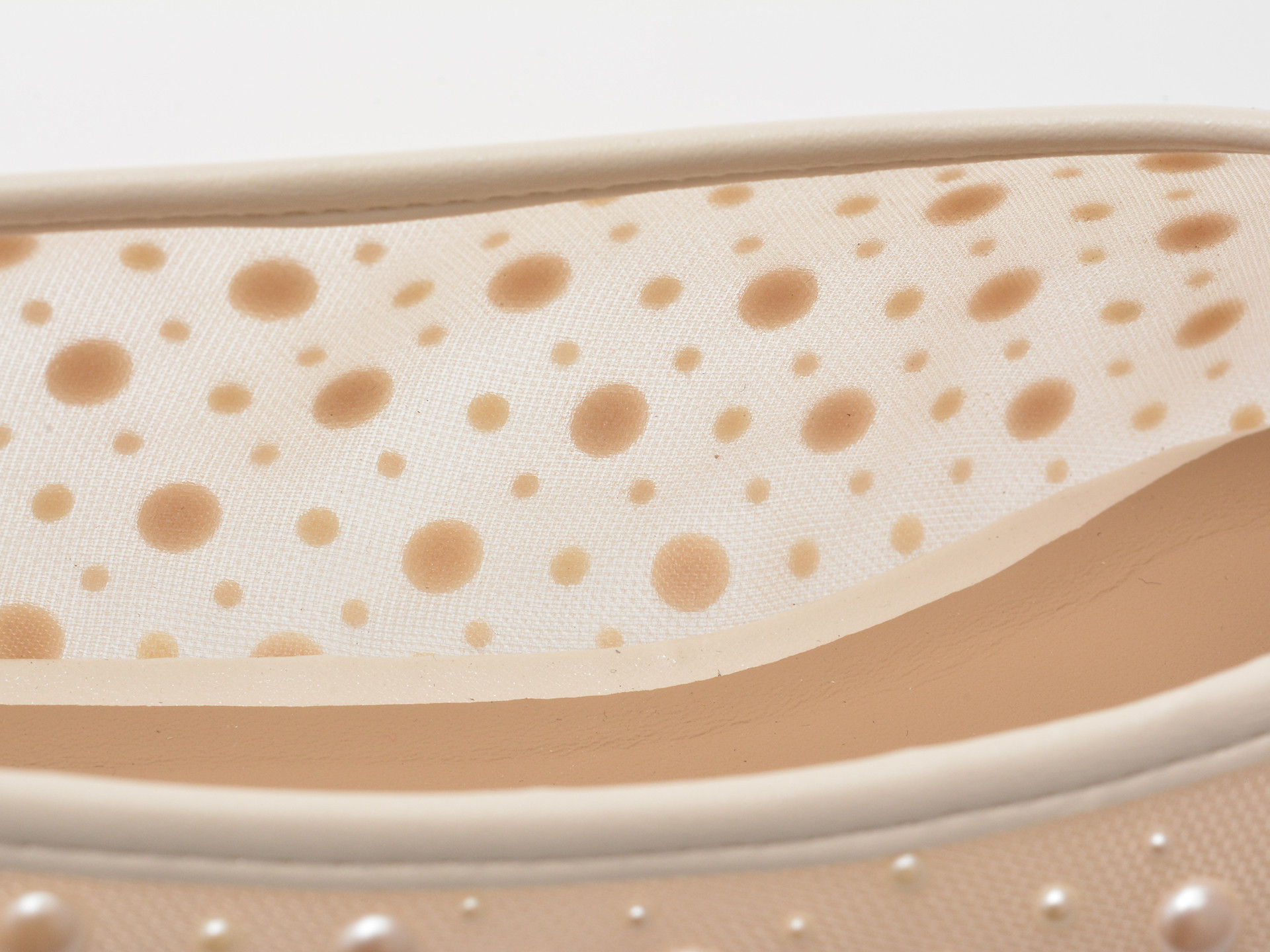 Balerini ALDO albi, JOSELIE 121, din material textil