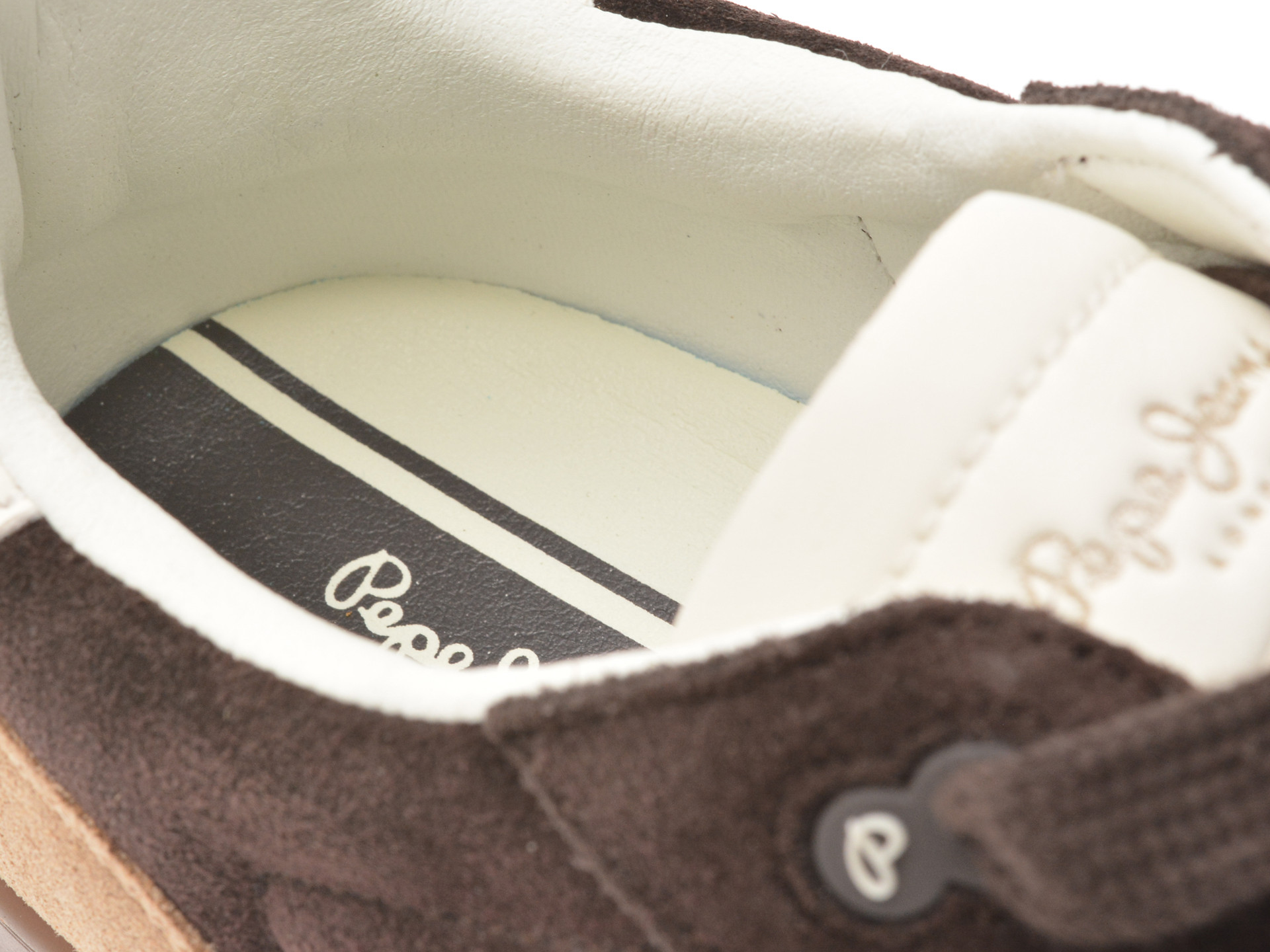 Pantofi sport PEPE JEANS maro, MS00009, din piele intoarsa