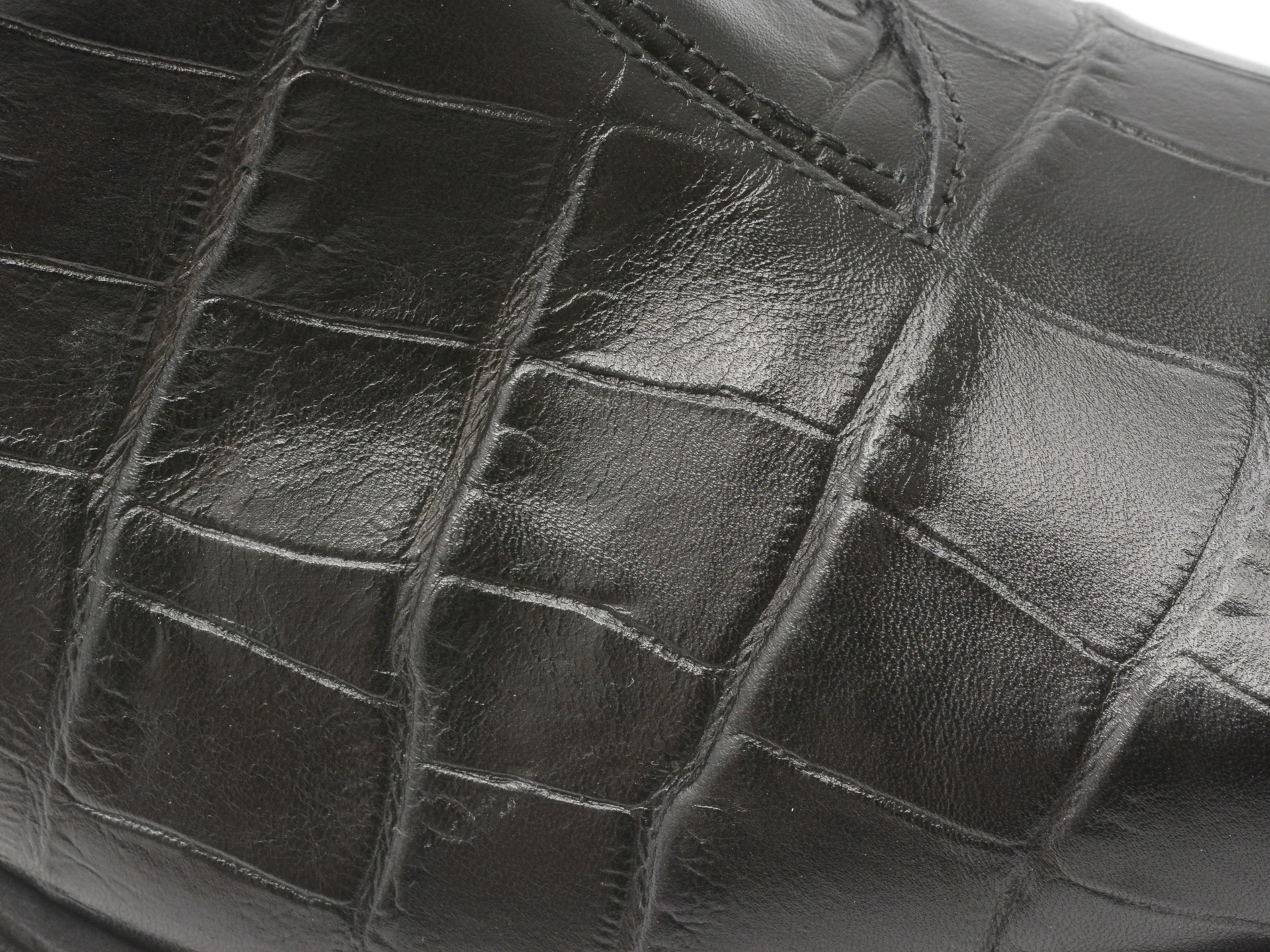 Ciocate elegante ALDO negre, ZAPPA 007, din piele croco