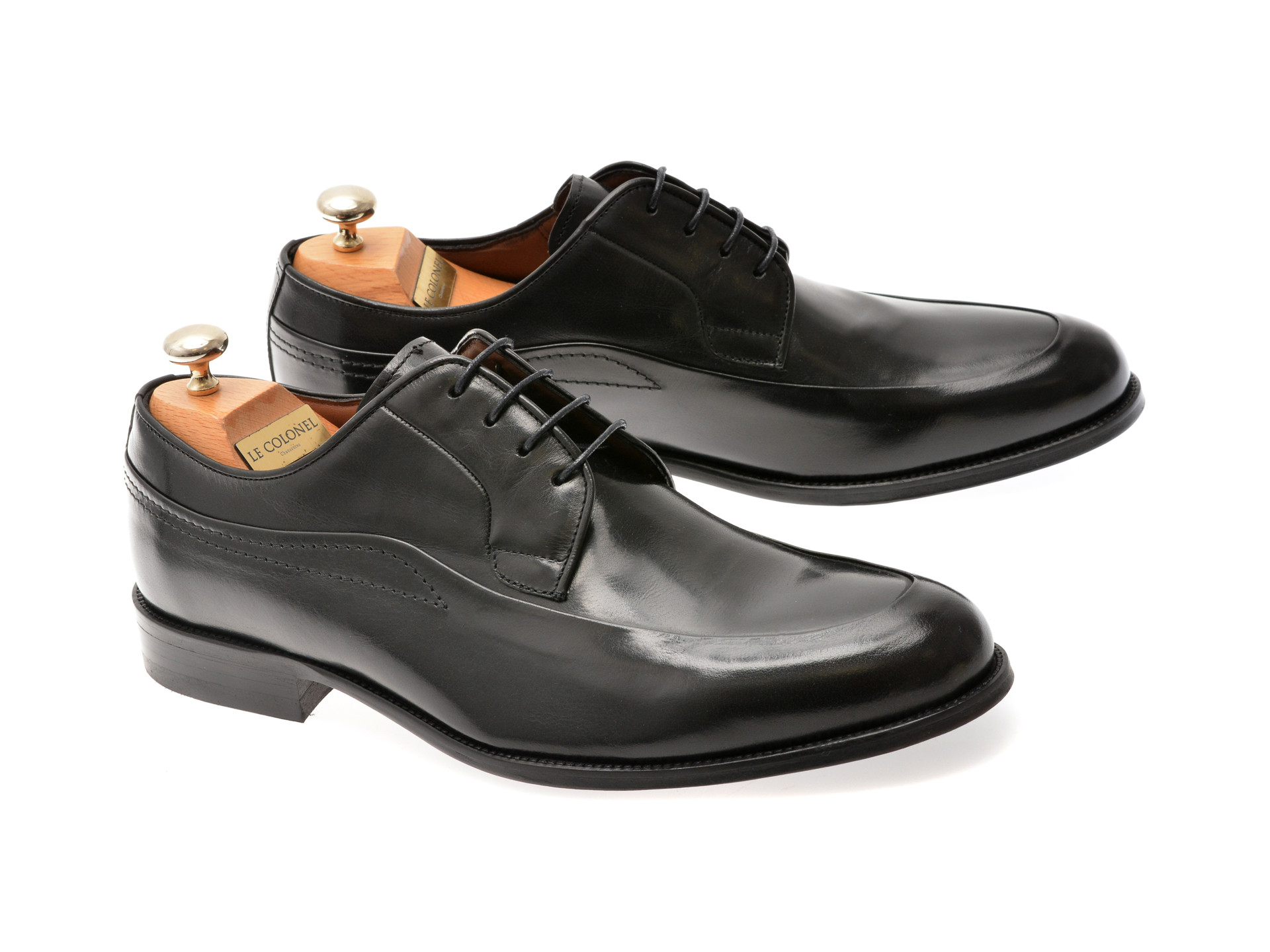 Pantofi eleganti LE COLONEL negri, 63936, din piele naturala