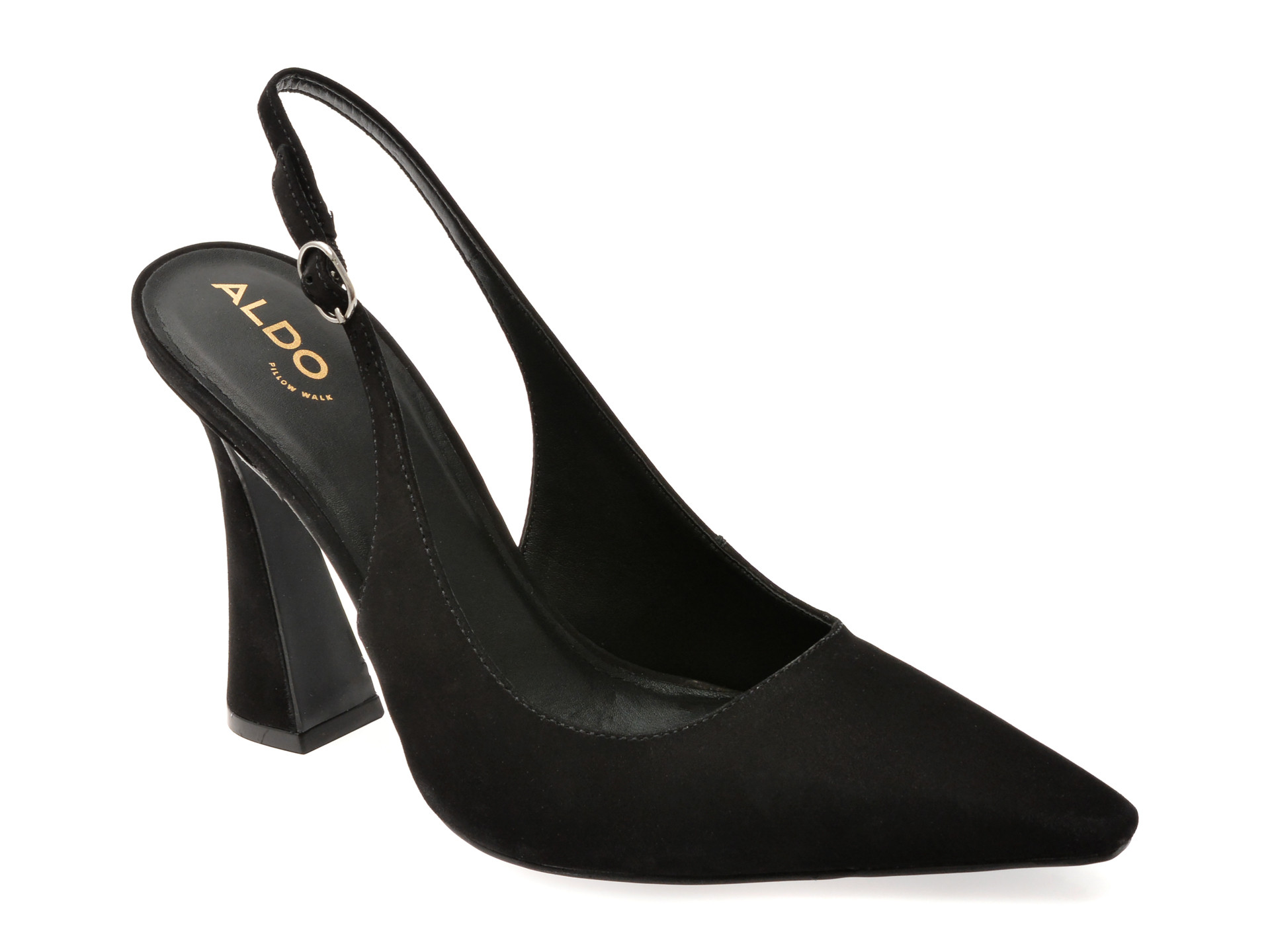 Pantofi eleganti ALDO negri, DAPHNEA 007, din piele intoarsa