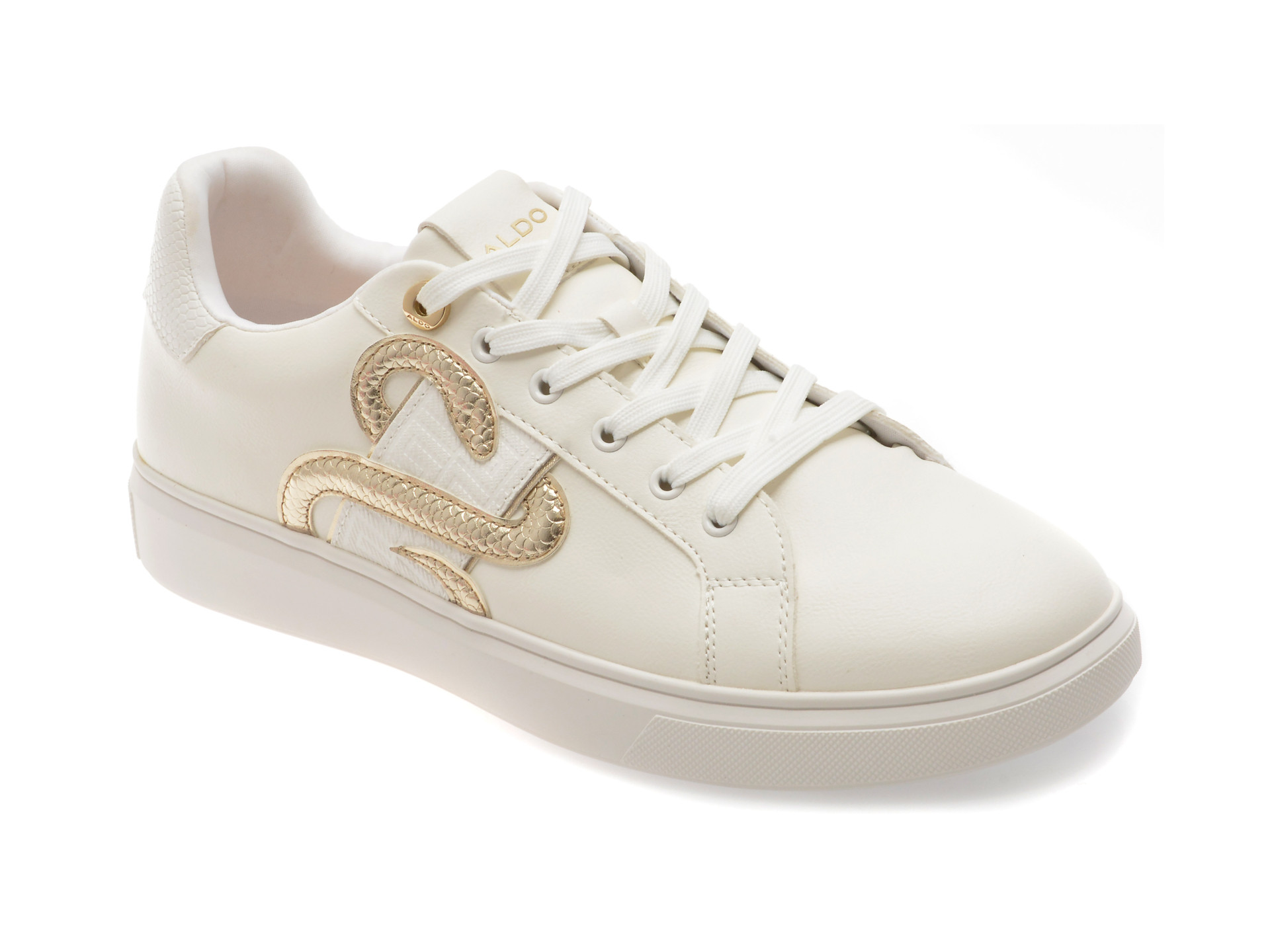 Pantofi sport ALDO albi, SLITHER 100, din piele ecologica