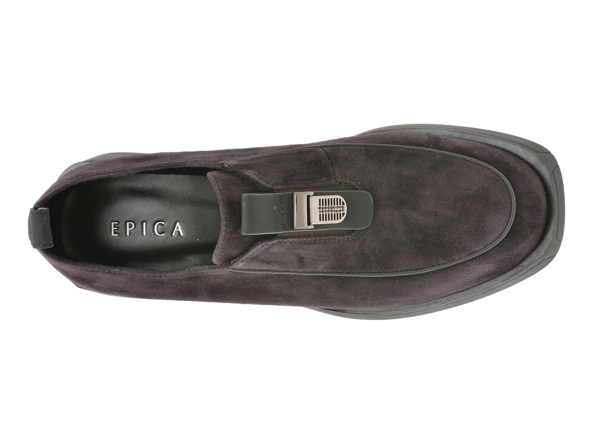 Pantofi EPICA mov, LD1139, din piele intoarsa