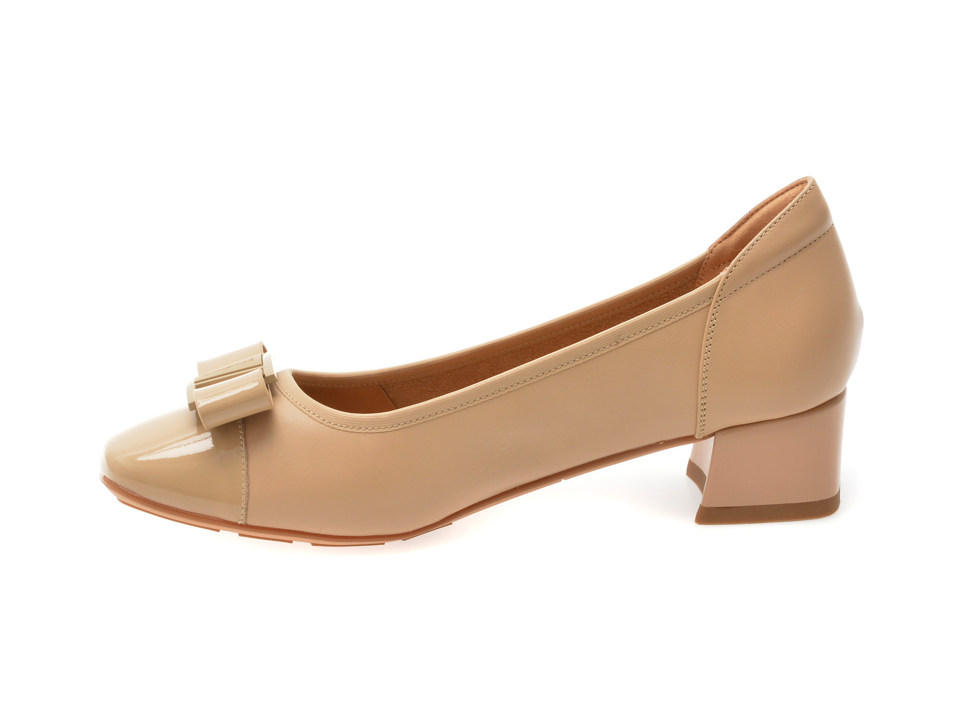 Balerini EPICA nude, 1D5570, din piele naturala