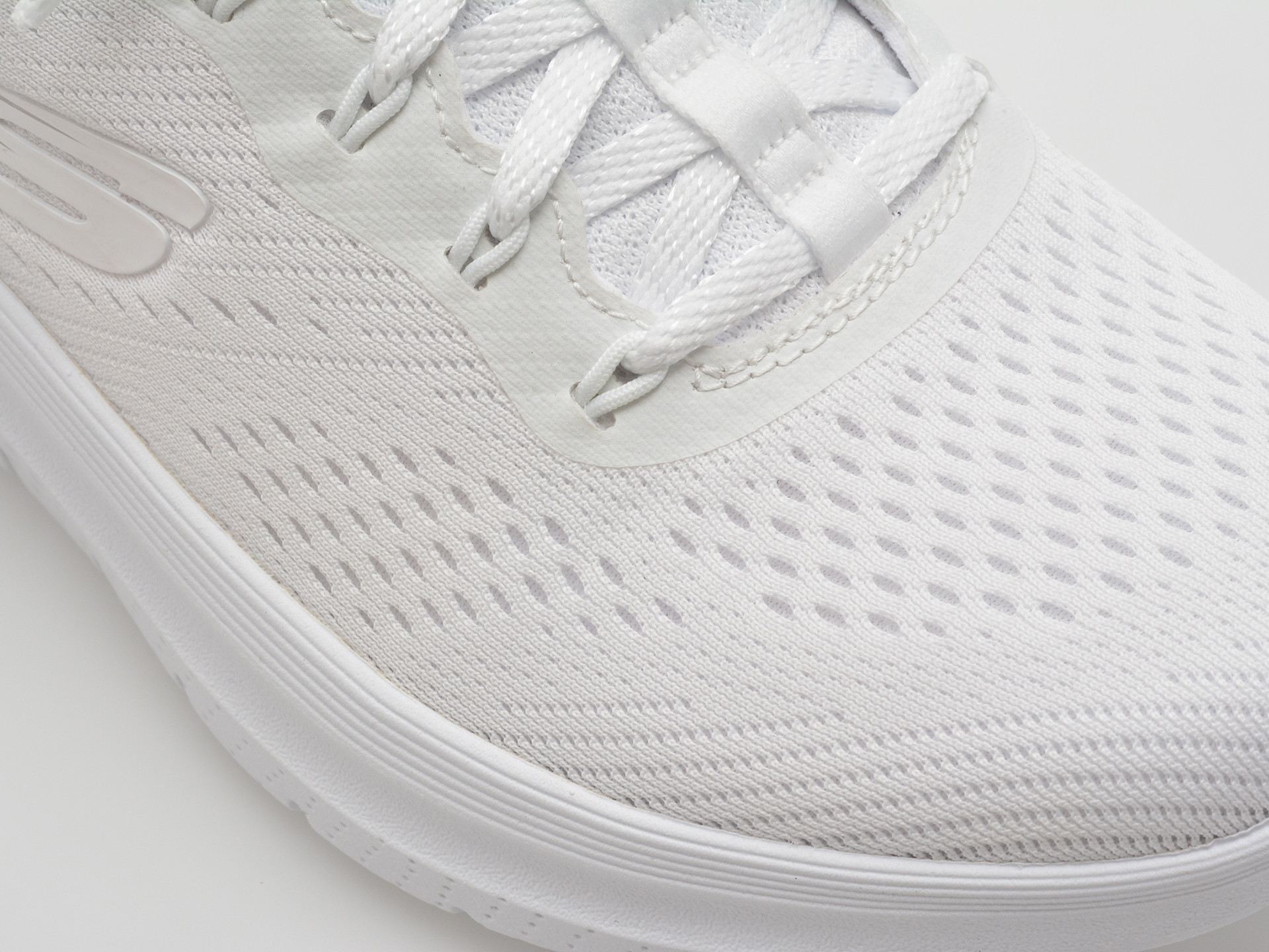 Pantofi sport SKECHERS albi, ARCH FIT 2.0, din material textil
