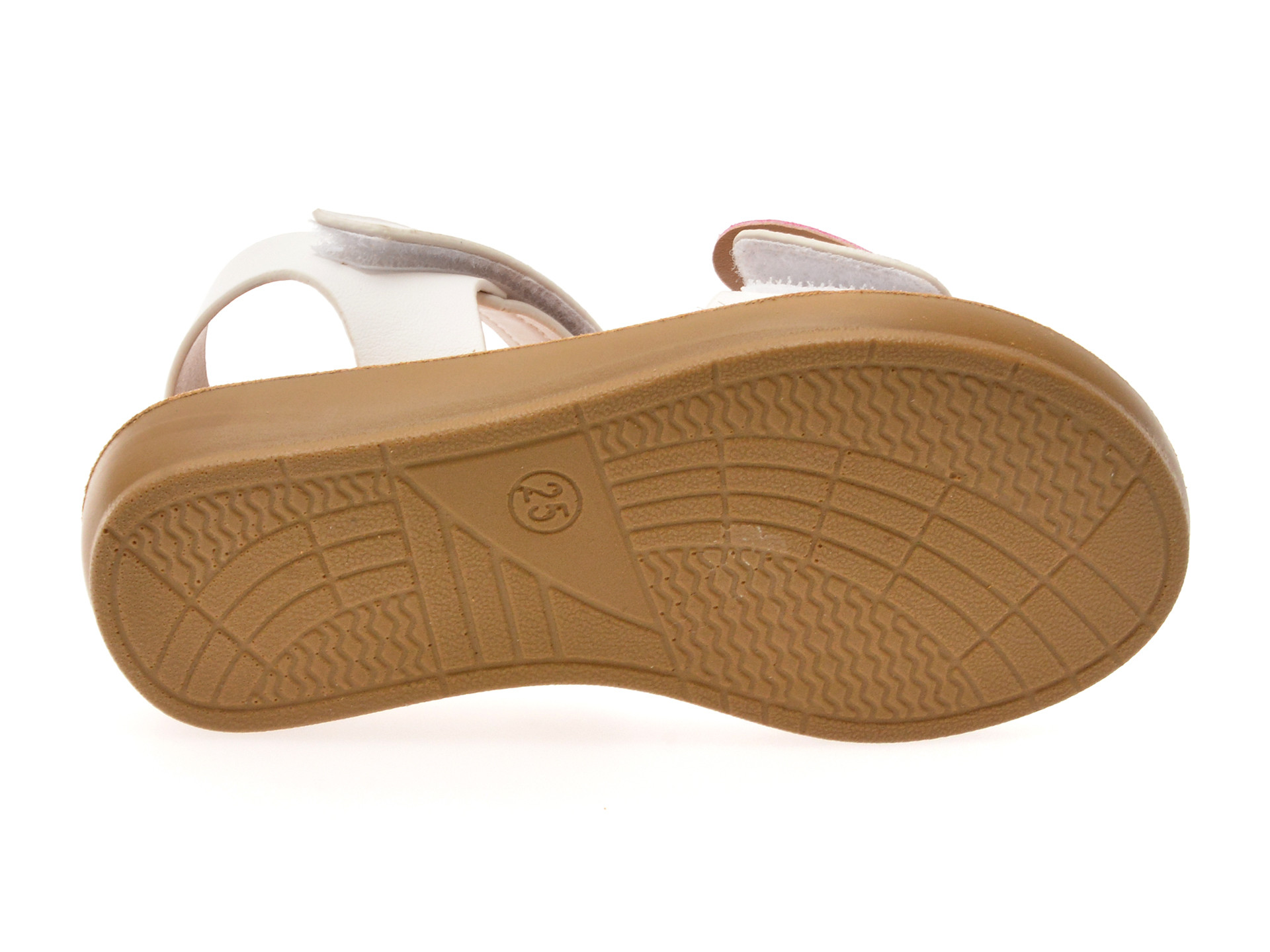 Sandale SELECTION KIDS albe, 82948, din piele ecologica