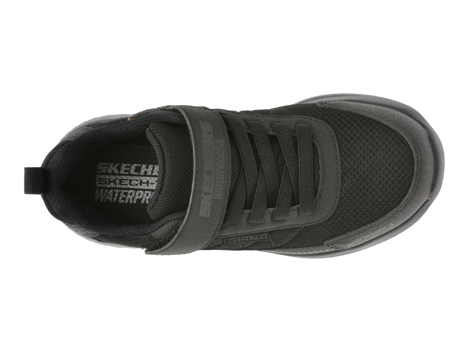 Pantofi sport SKECHERS negri, BOUNDER 2.0, din material textil