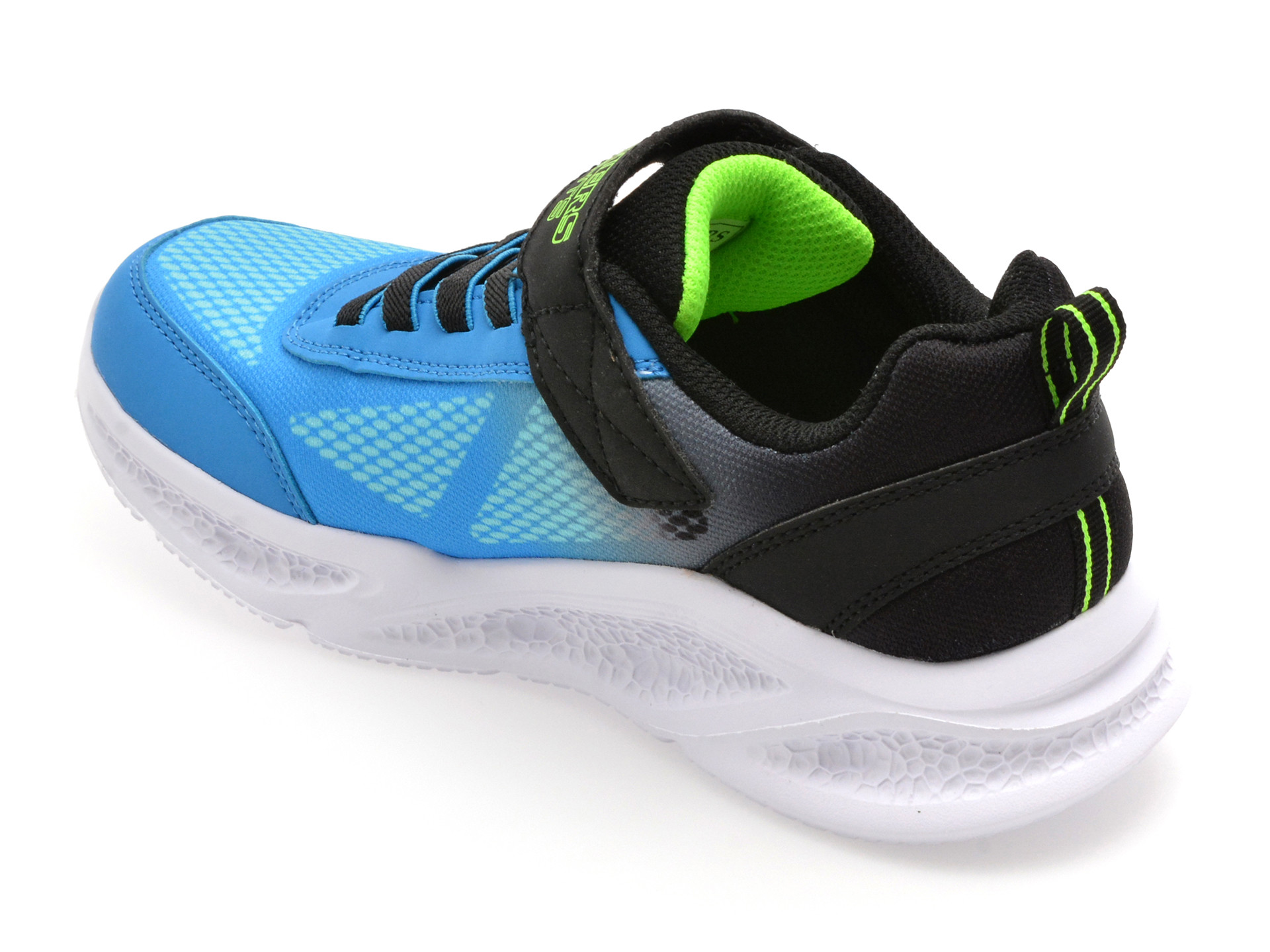 Pantofi sport SKECHERS albastri, METEOR-LIGHTS, din material textil