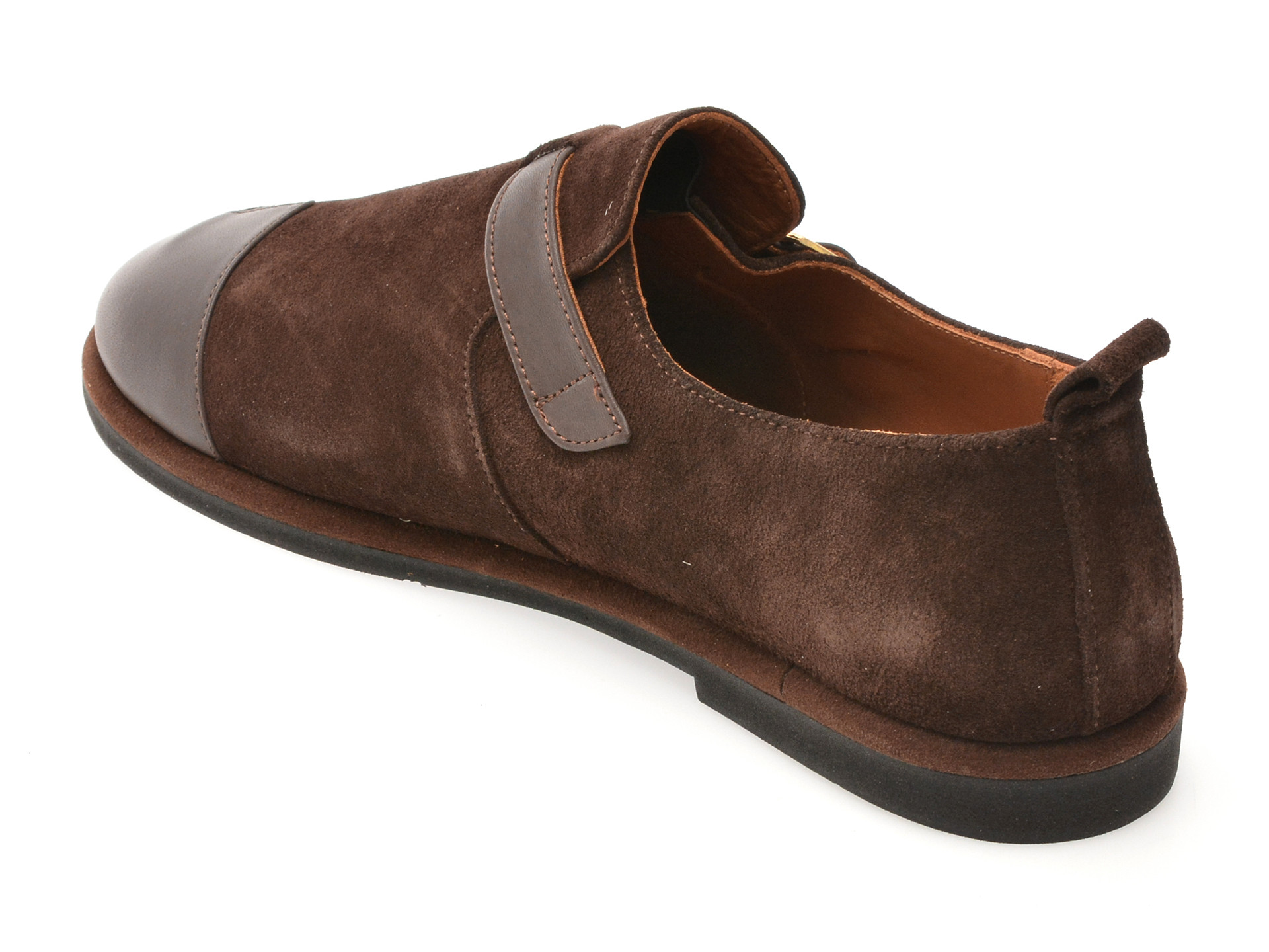 Pantofi EPICA maro, 4796005, din piele intoarsa