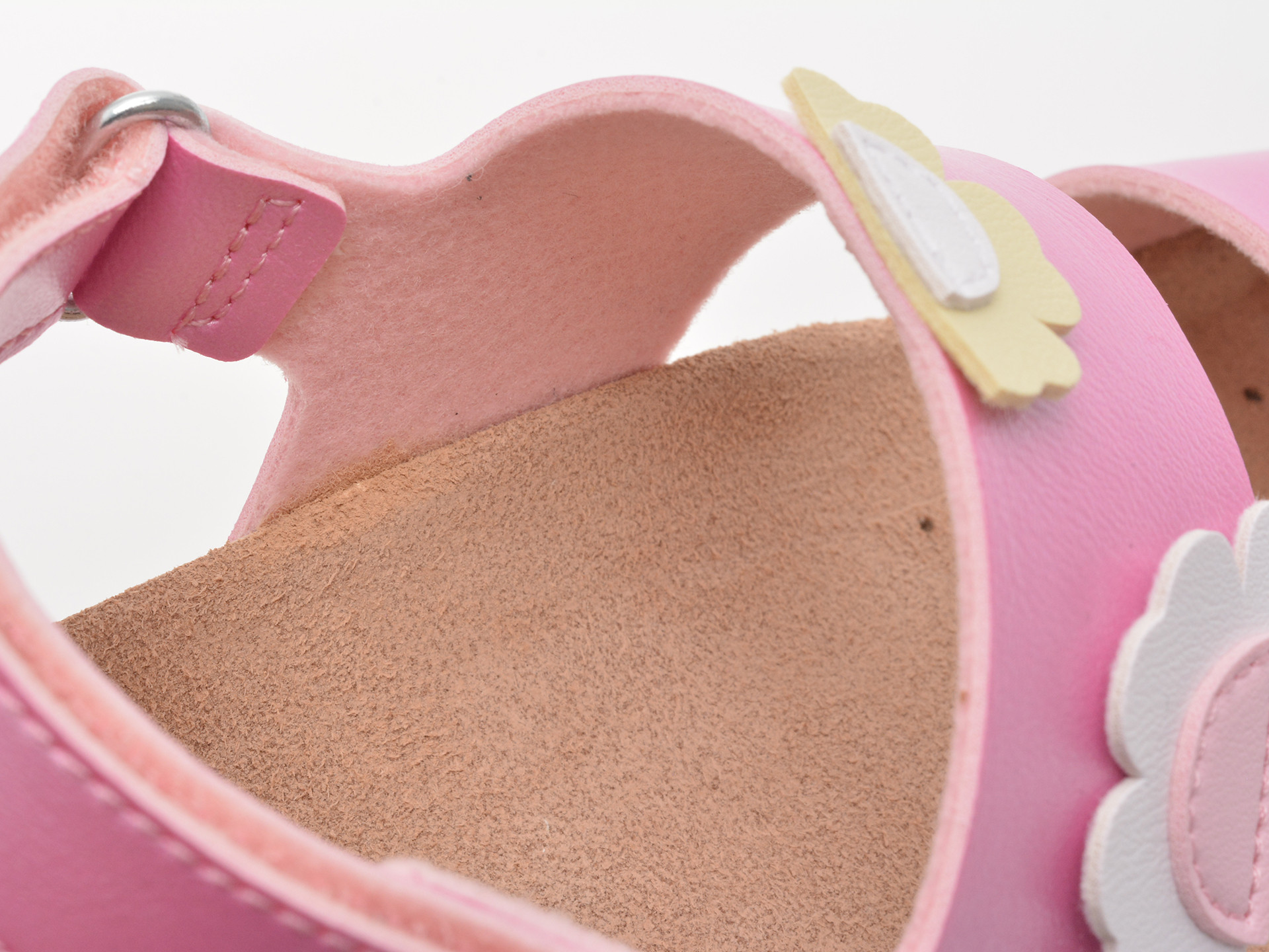 Sandale GEOX roz, J558MD, din piele ecologica