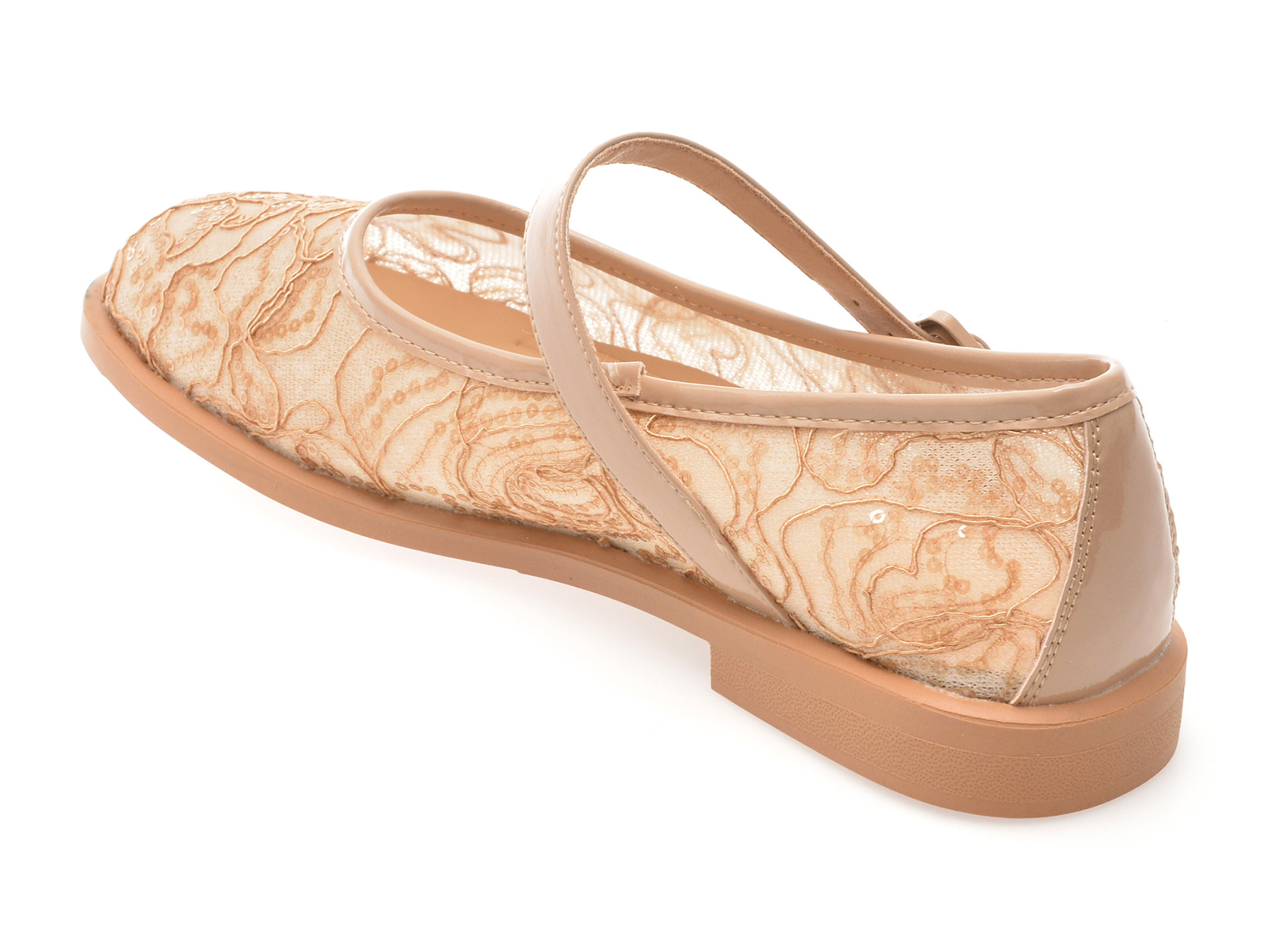 Balerini EPICA nude, V732G26, din material textil