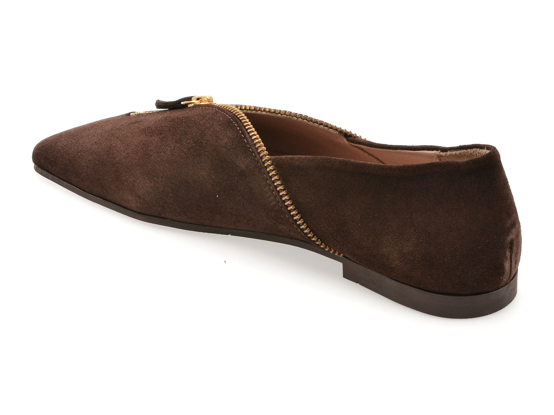 Pantofi EPICA maro, 1101416, din piele intoarsa