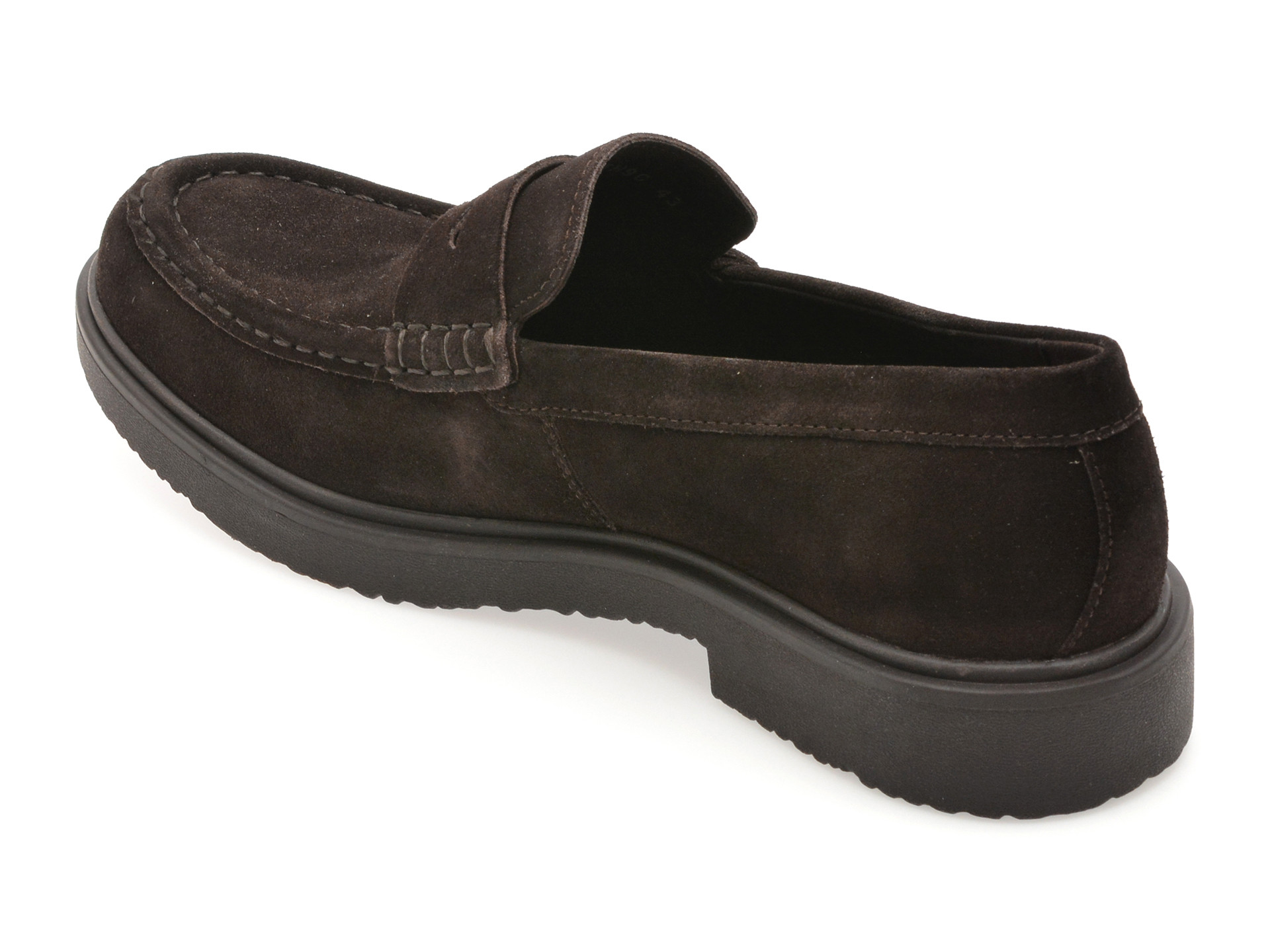 Mocasini GEOX maro, U56H9C, din piele intoarsa