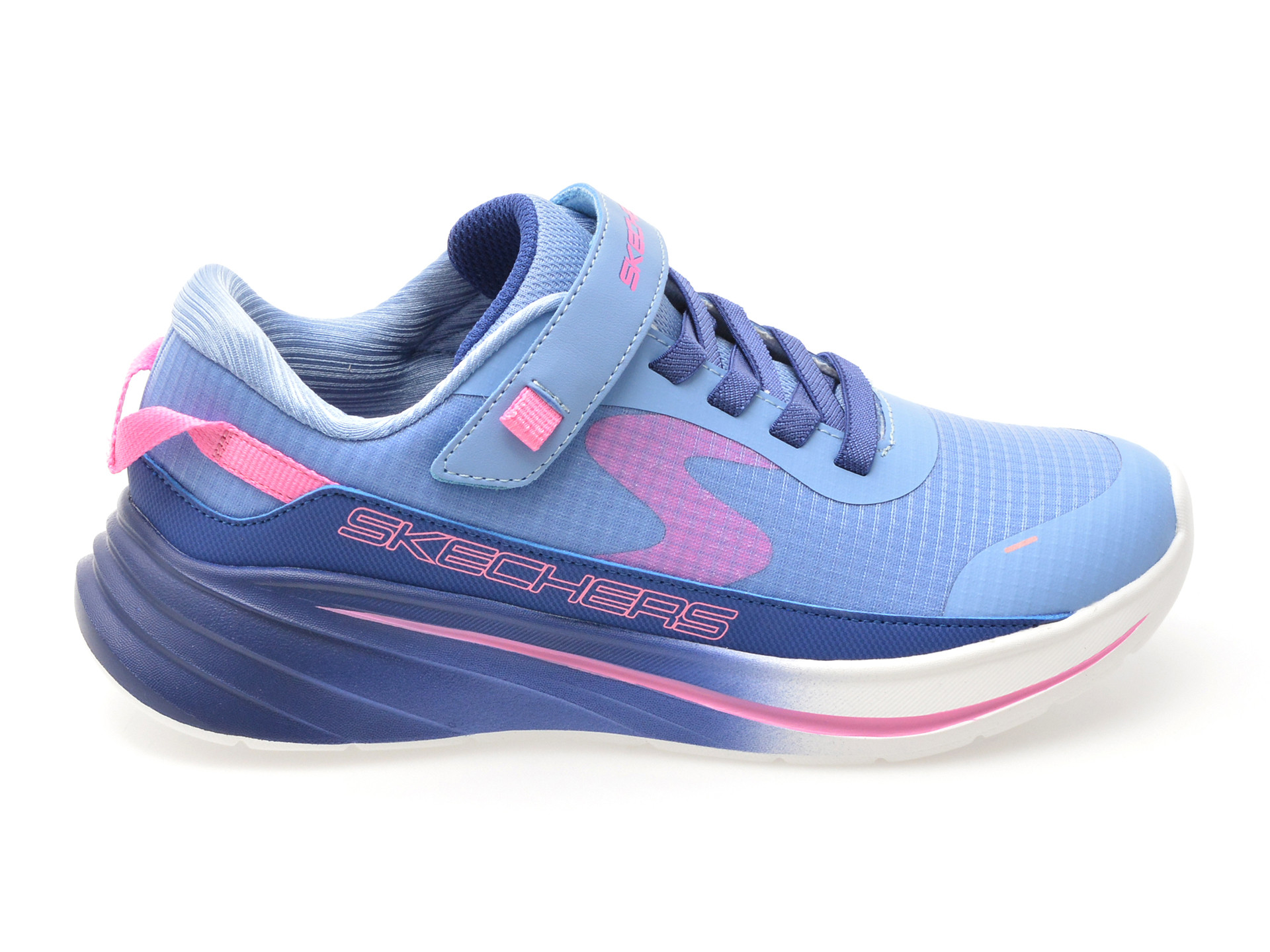 Pantofi sport SKECHERS albastri, WAVE 92, din material textil
