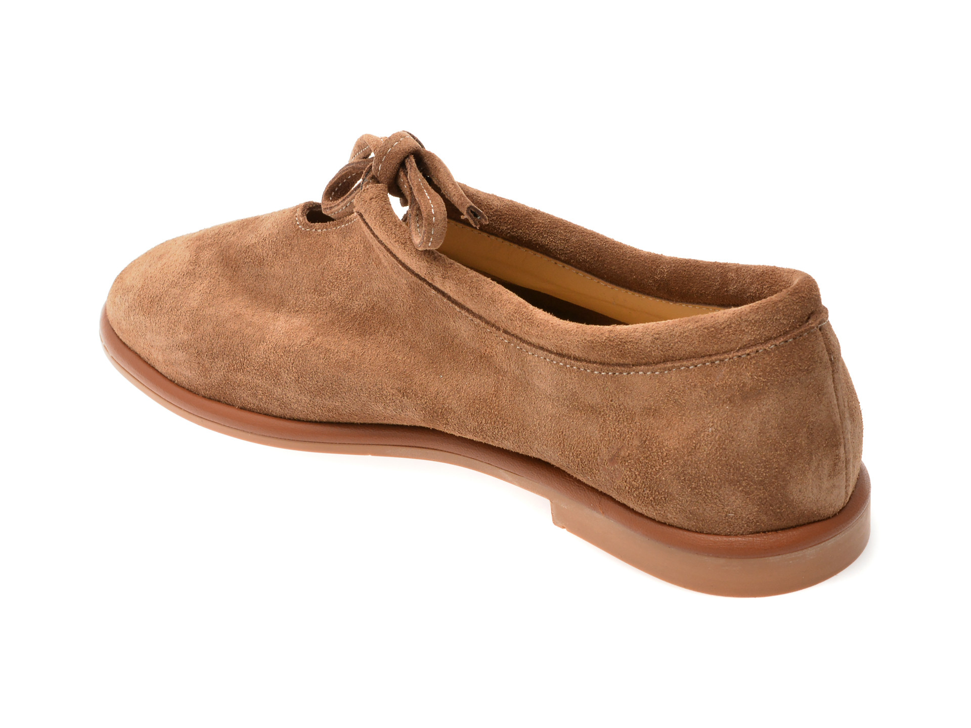 Pantofi EPICA maro, 165115, din piele intoarsa