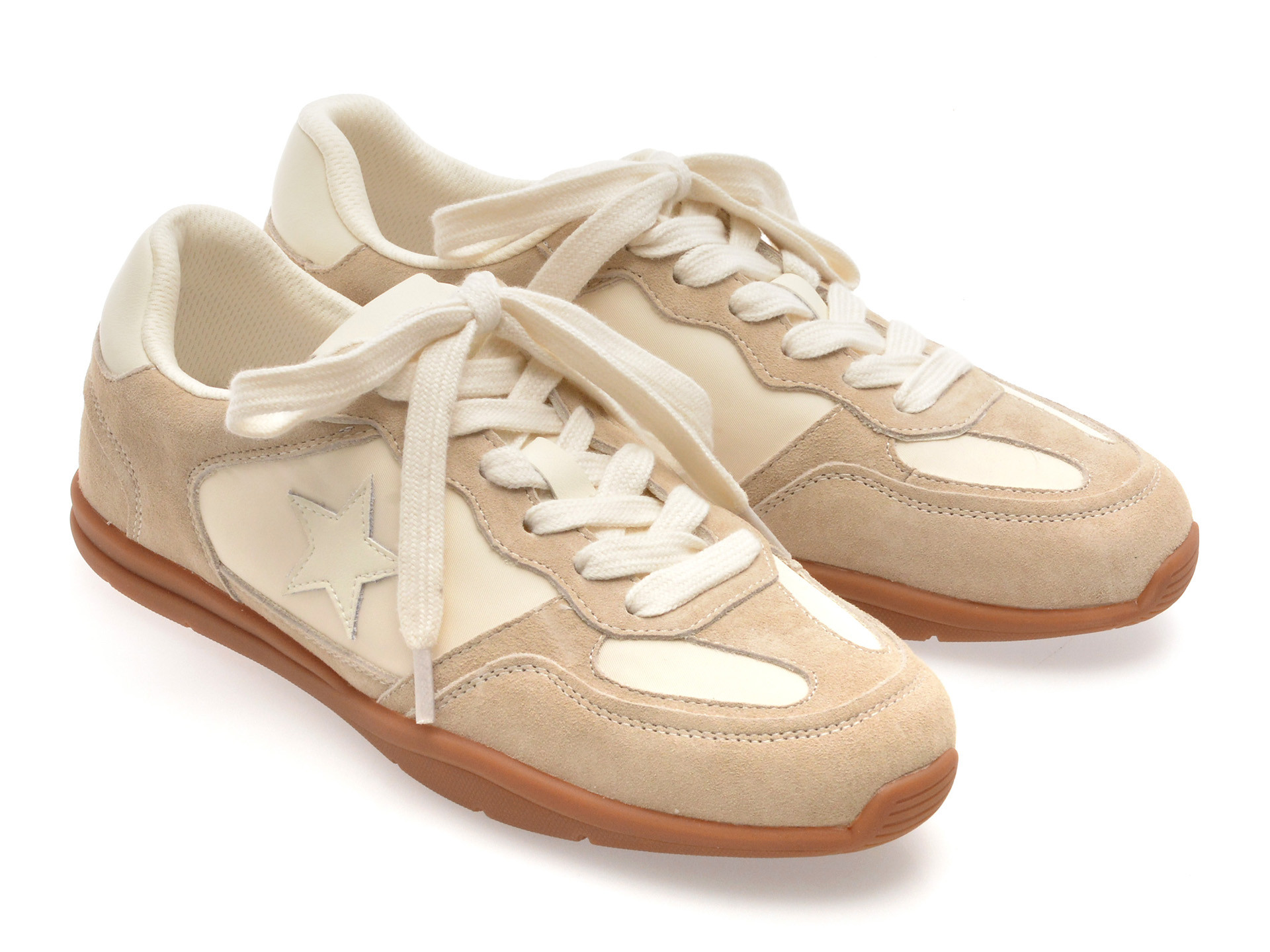 Pantofi sport EPICA bej, 25170, din material textil