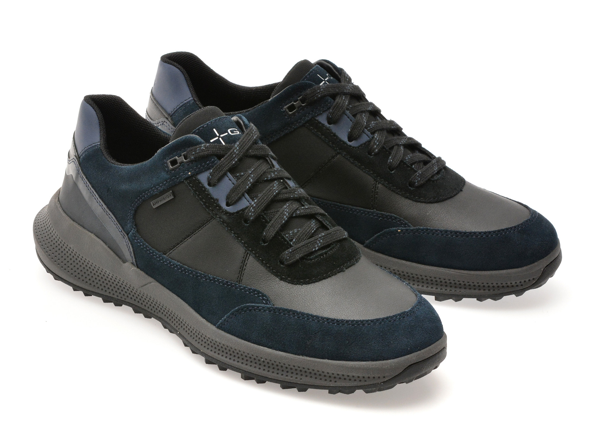 Pantofi sport GEOX bleumarin, U36E0A, din piele naturala