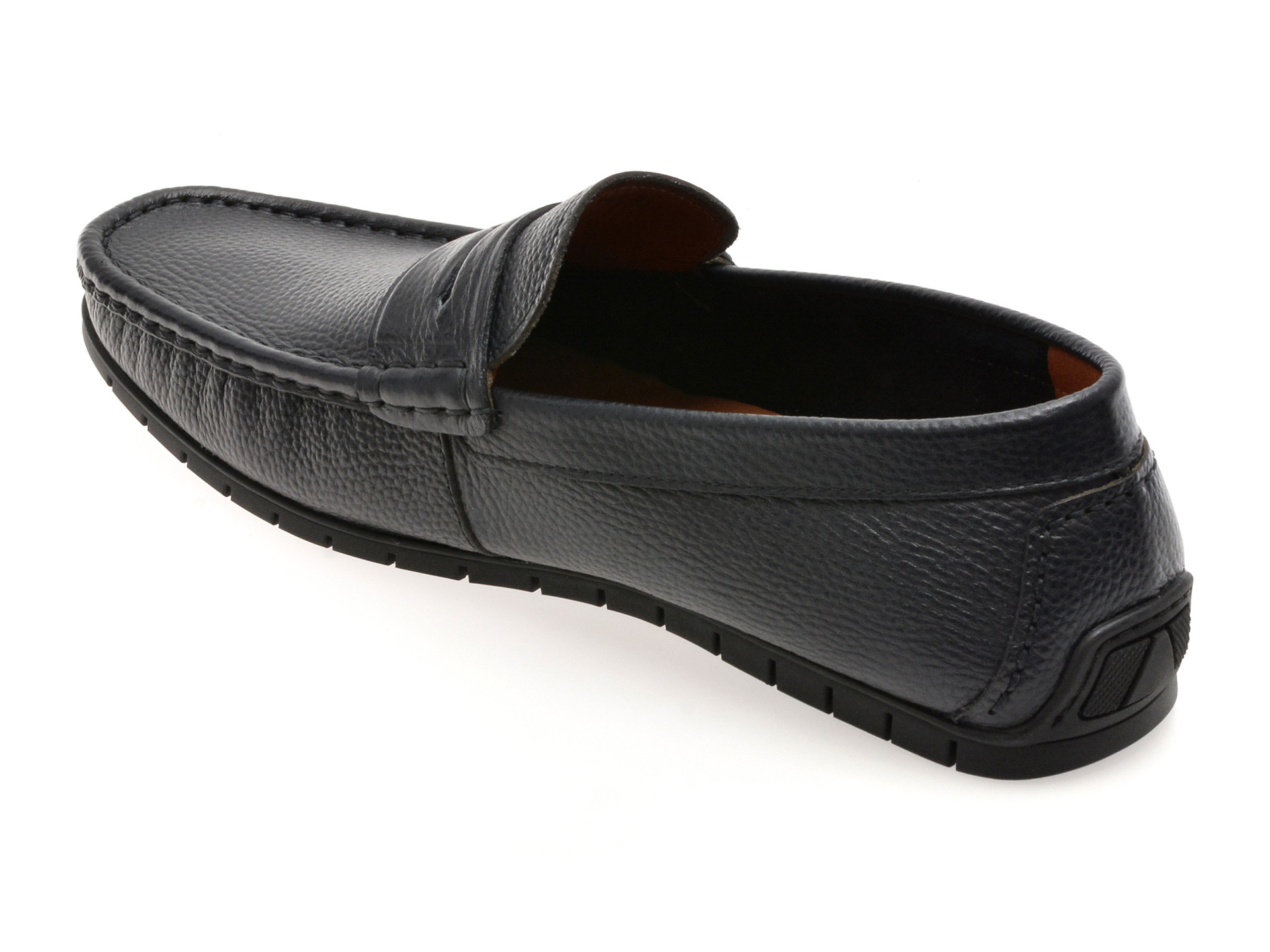 Mocasini OTTER bleumarin, MU139, din piele naturala