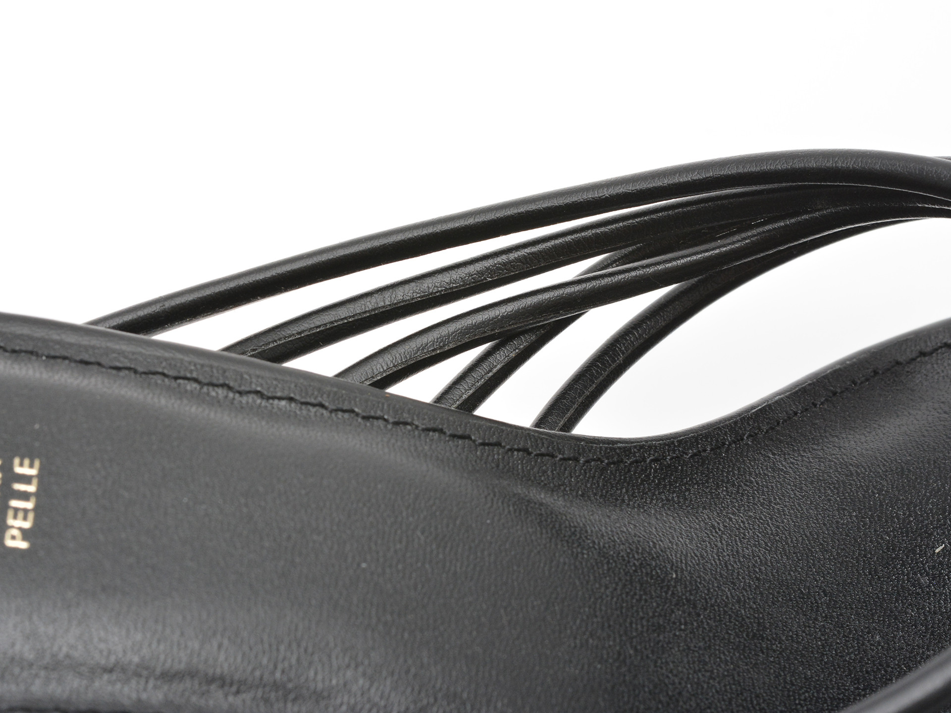 Papuci EPICA negri, 82933, din piele ecologica