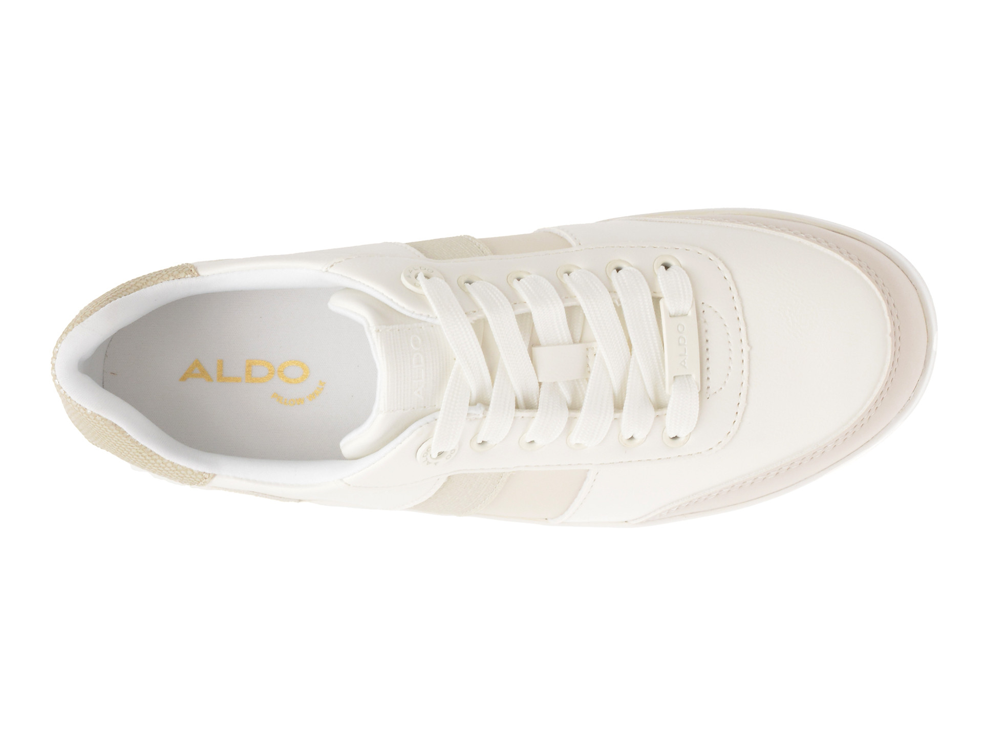 Pantofi sport ALDO albi, HESTIA 100, din piele ecologica