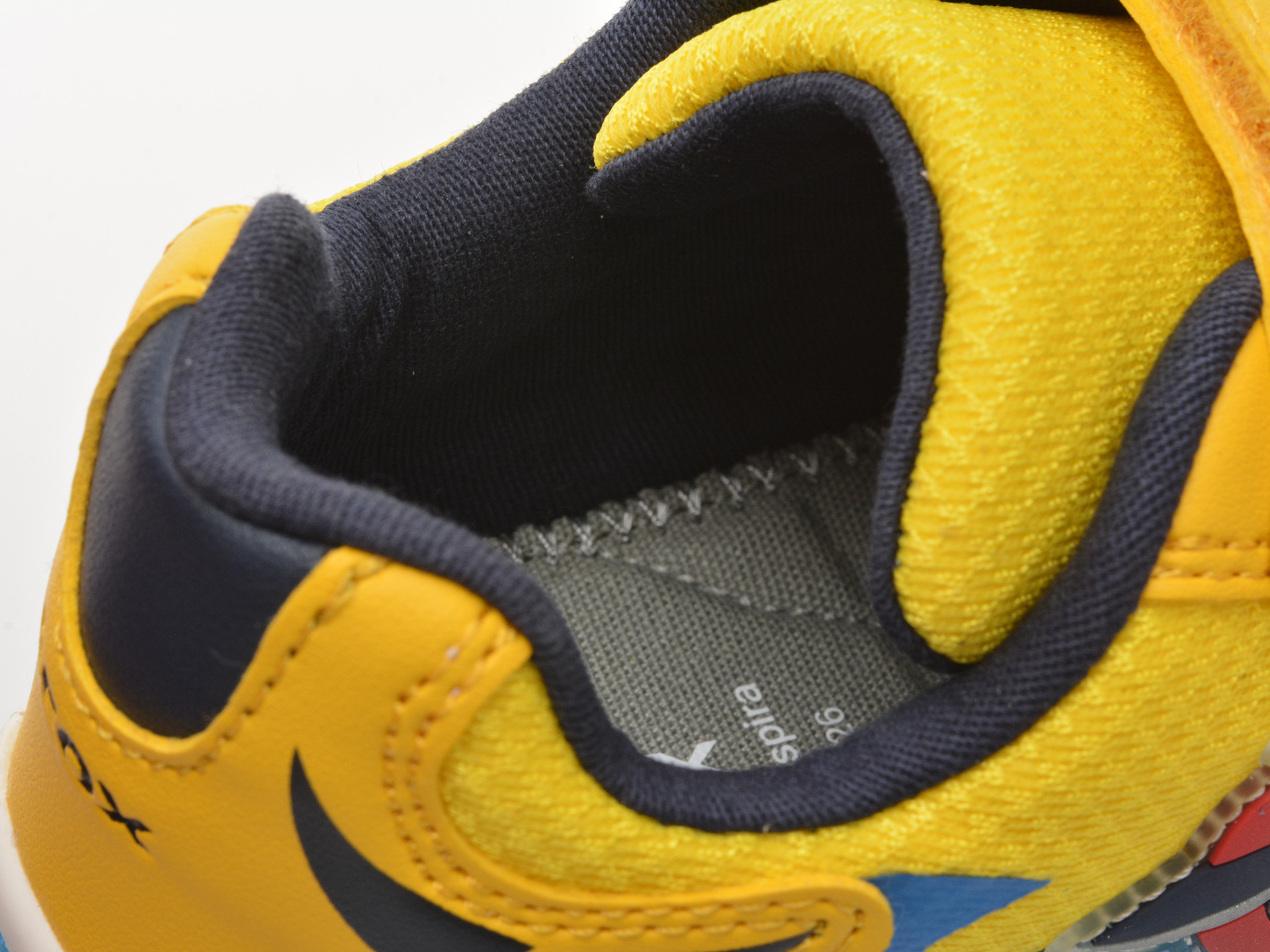 Pantofi sport GEOX galbeni, B555ZA, din material textil