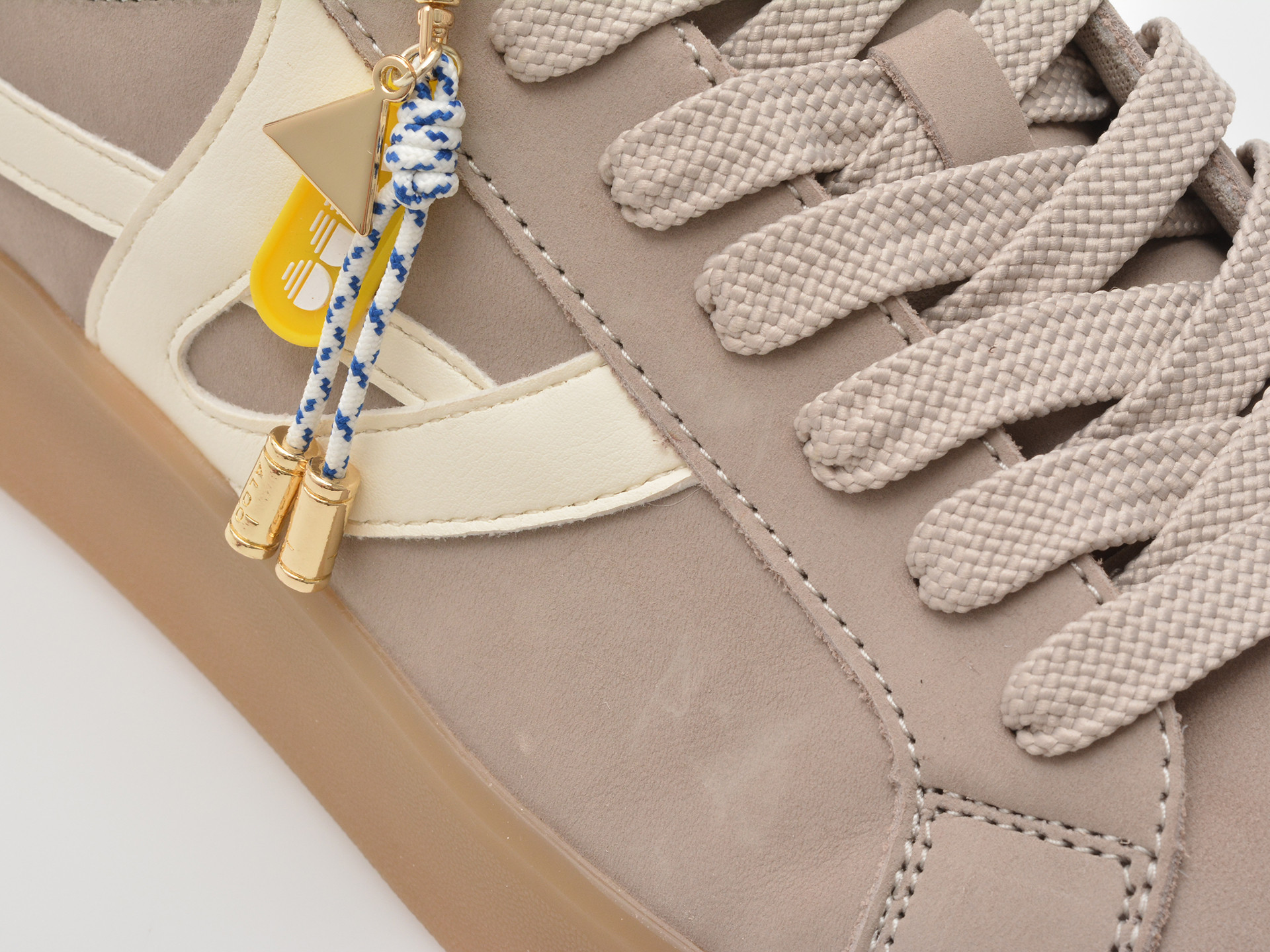 Pantofi sport ALDO gri, MTL72 SNEAKER, din piele naturala