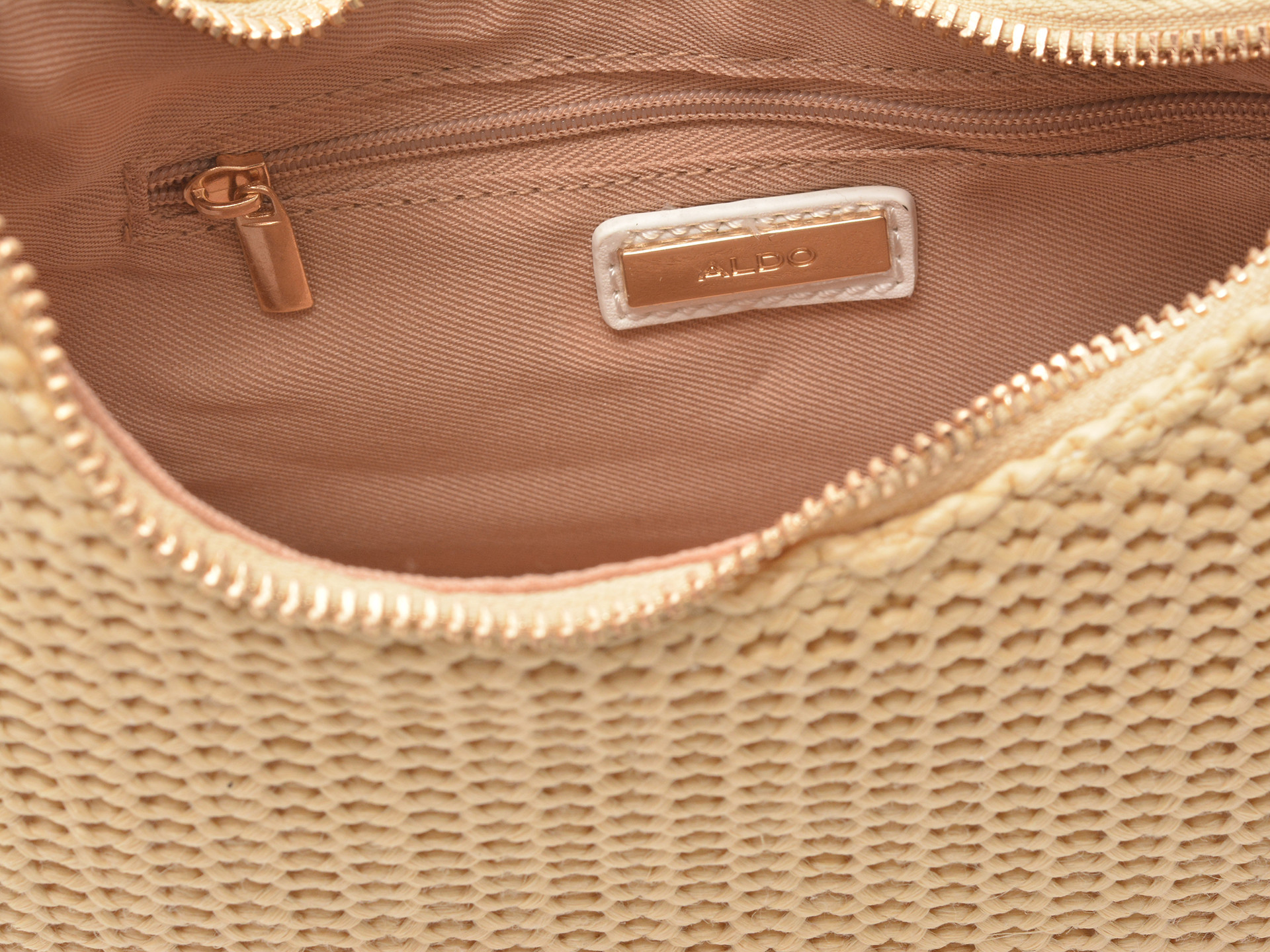 Geanta ALDO bej, BEACHGLOW 101, din material textil