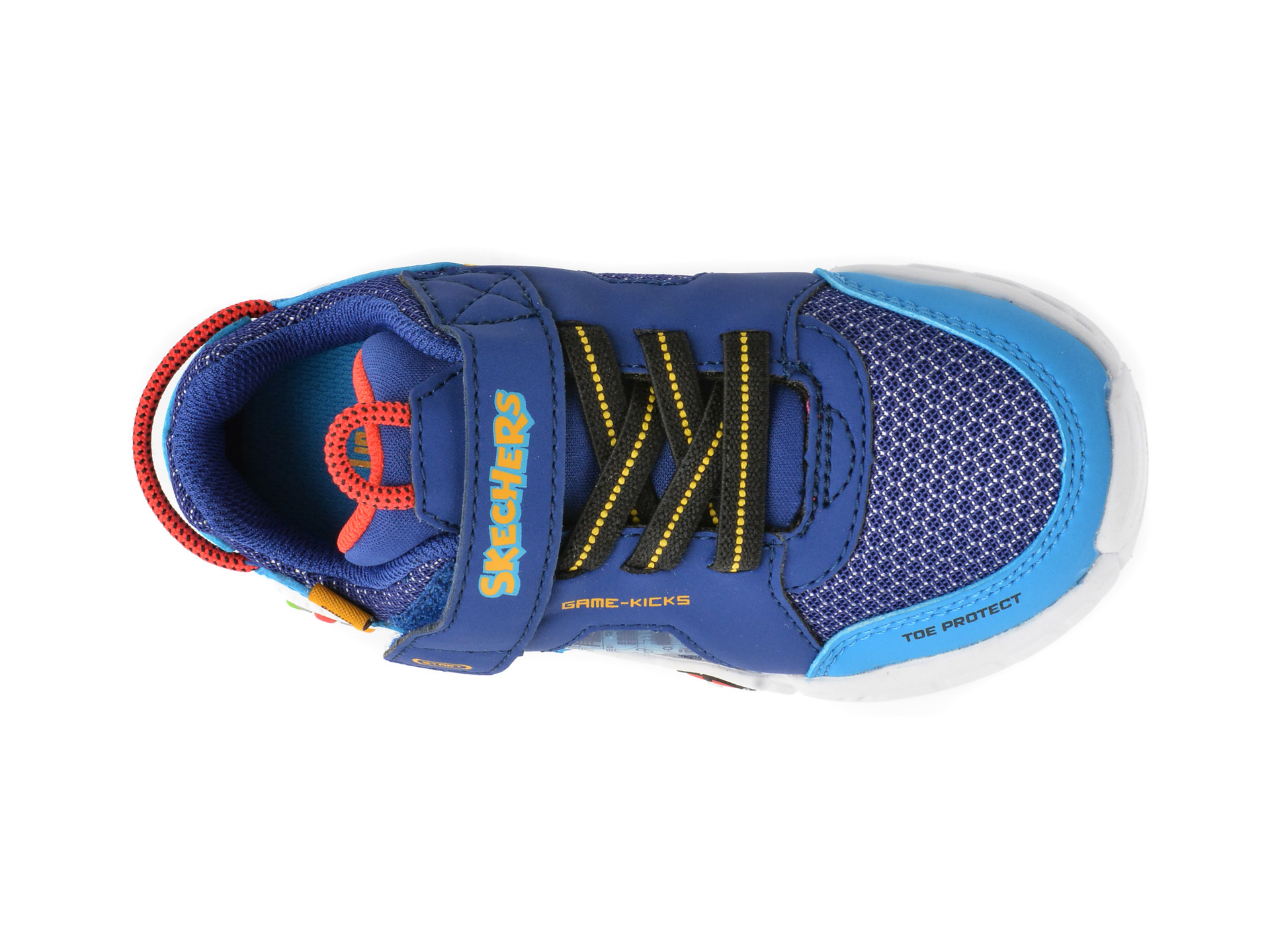 Pantofi sport SKECHERS bleumarin, GAMETRONIX, din material textil