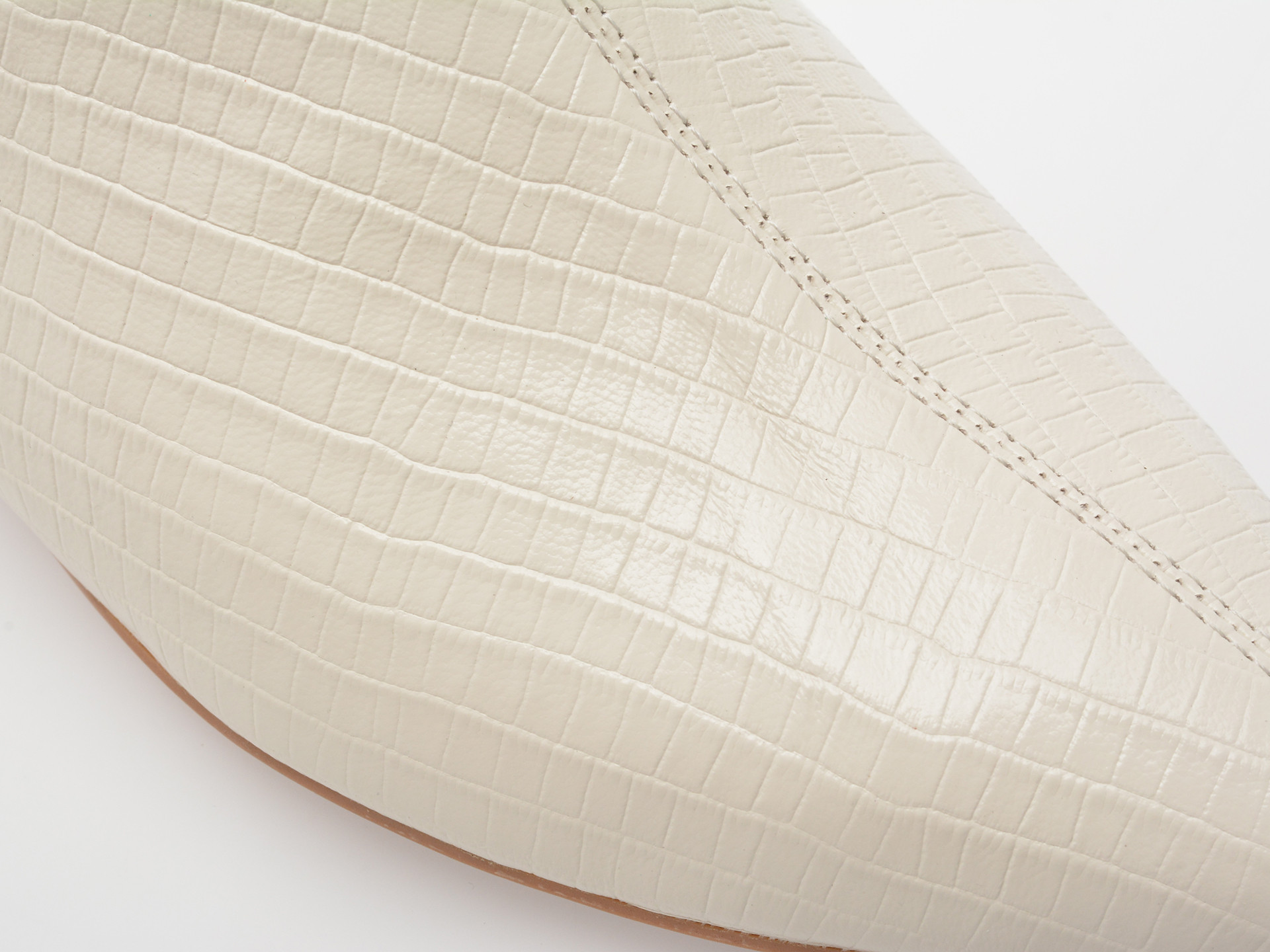 Papuci EPICA bej, DY2297, din piele naturala