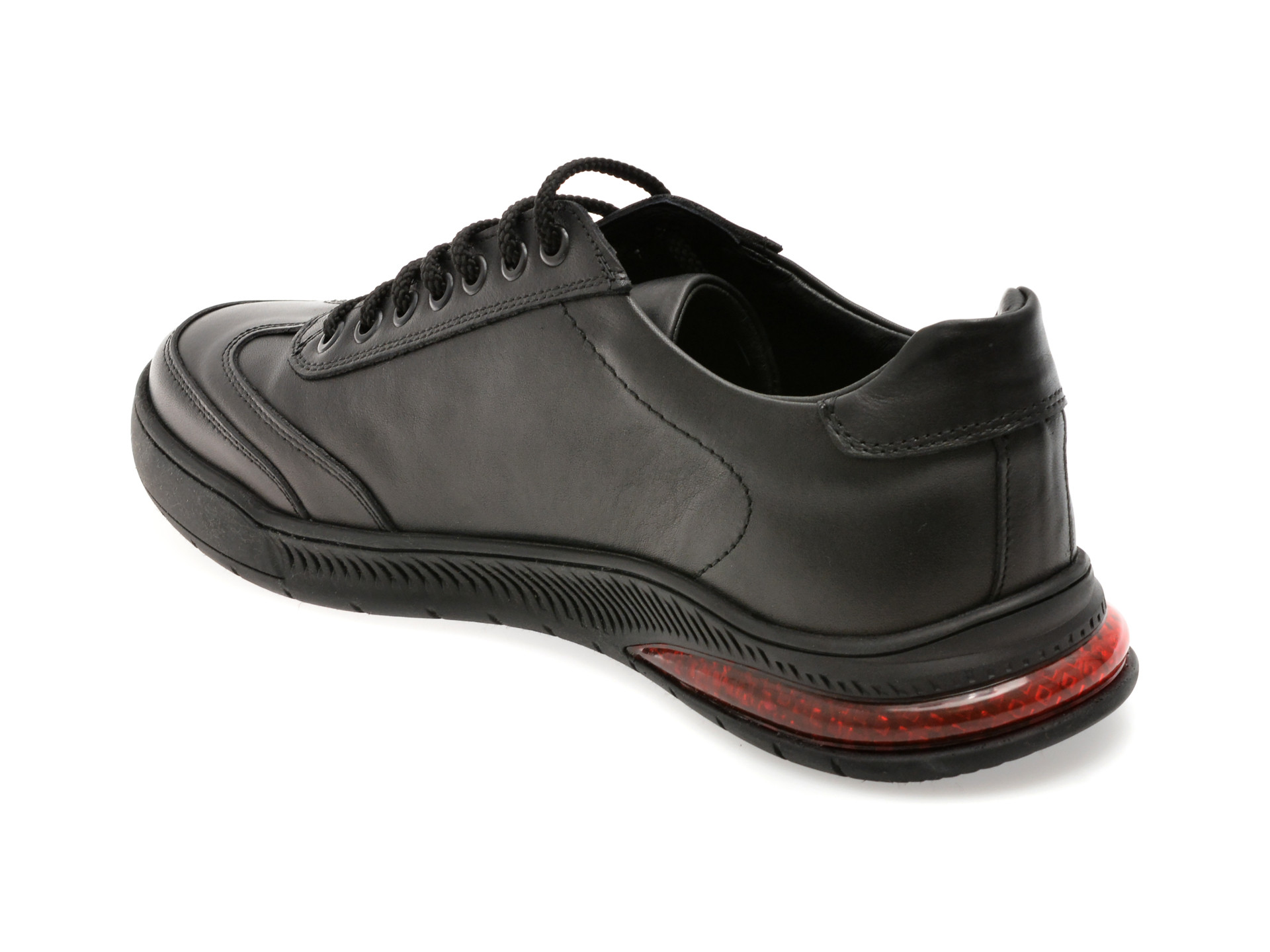 Pantofi sport OTTER negri, PZN1, din piele naturala