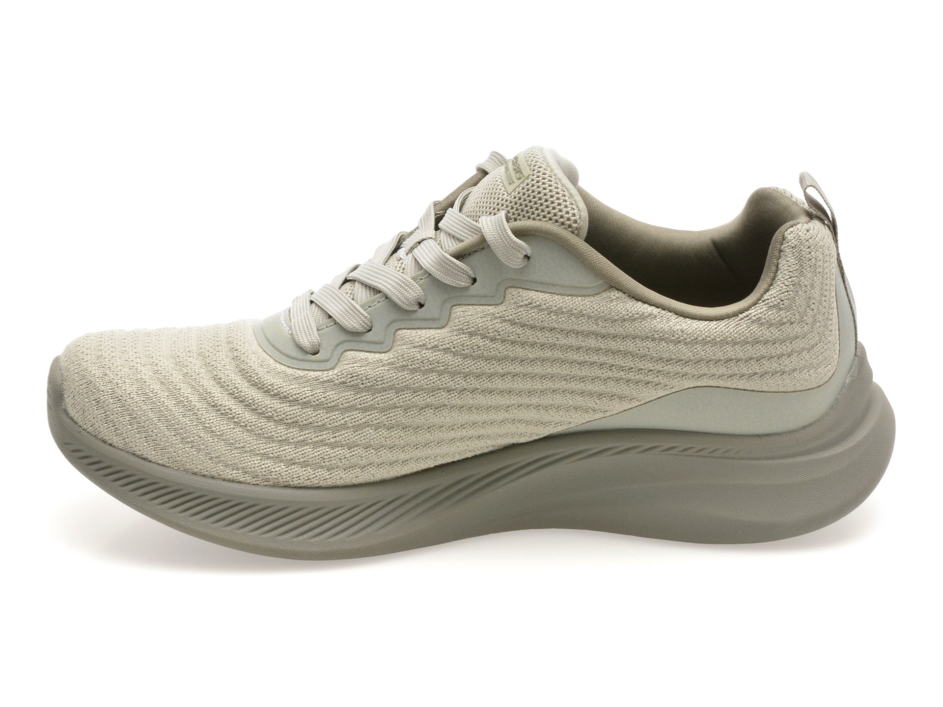 Pantofi sport SKECHERS gri, BOBS MODA FLEX, din material textil