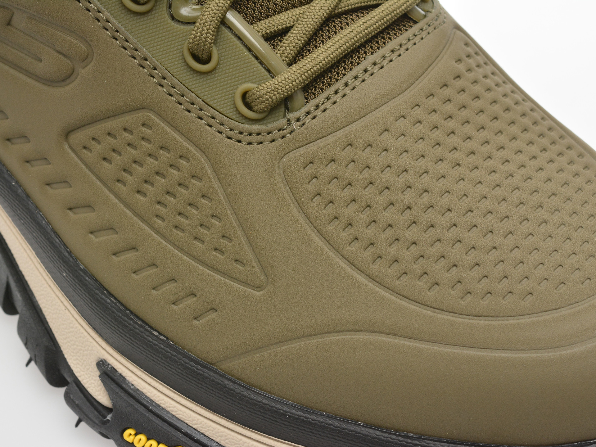 Pantofi sport SKECHERS kaki, ARCH FIT ROAD WALKER, din piele naturala