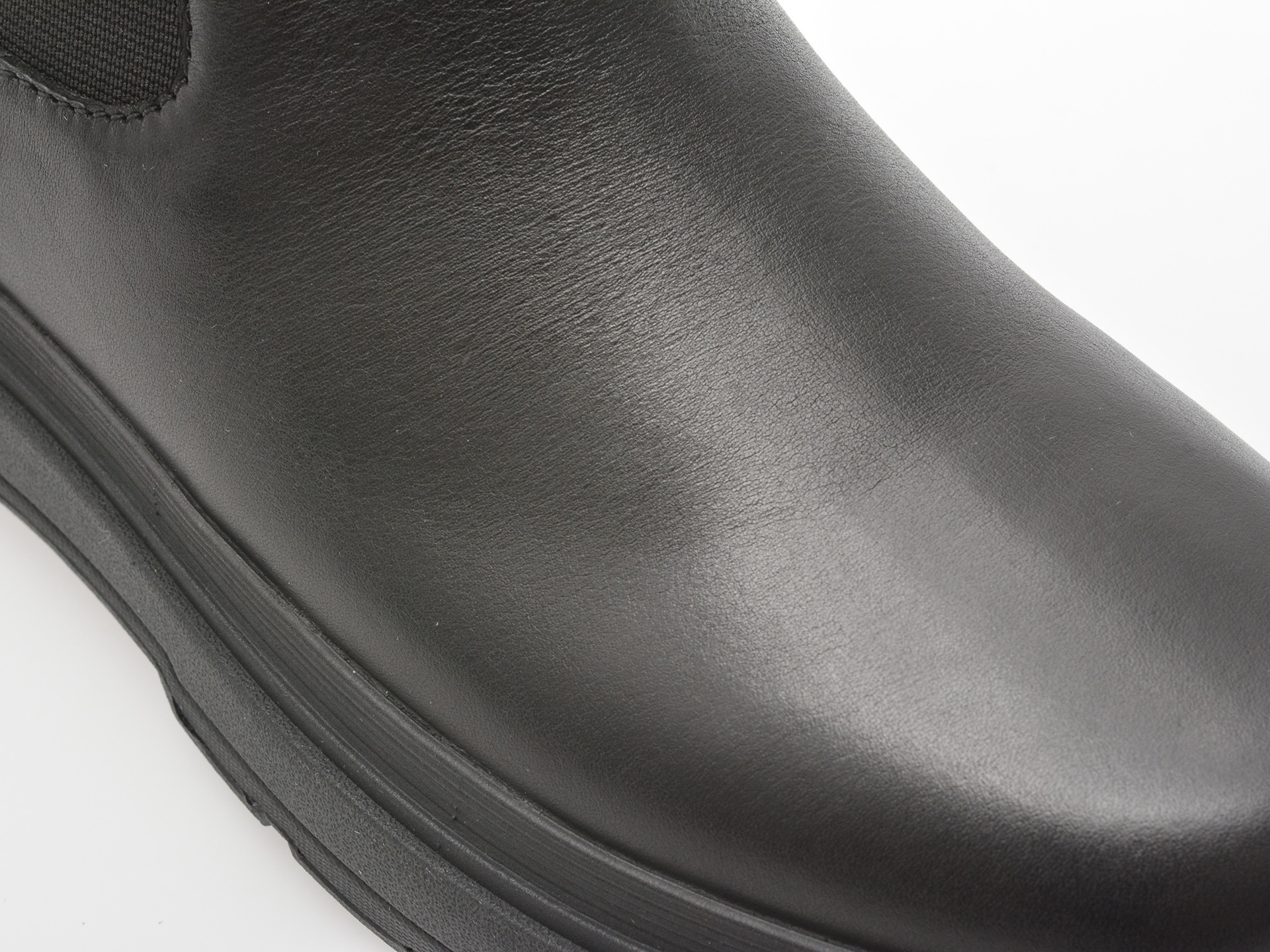 Ghete GEOX negre, D46XMD, din piele naturala