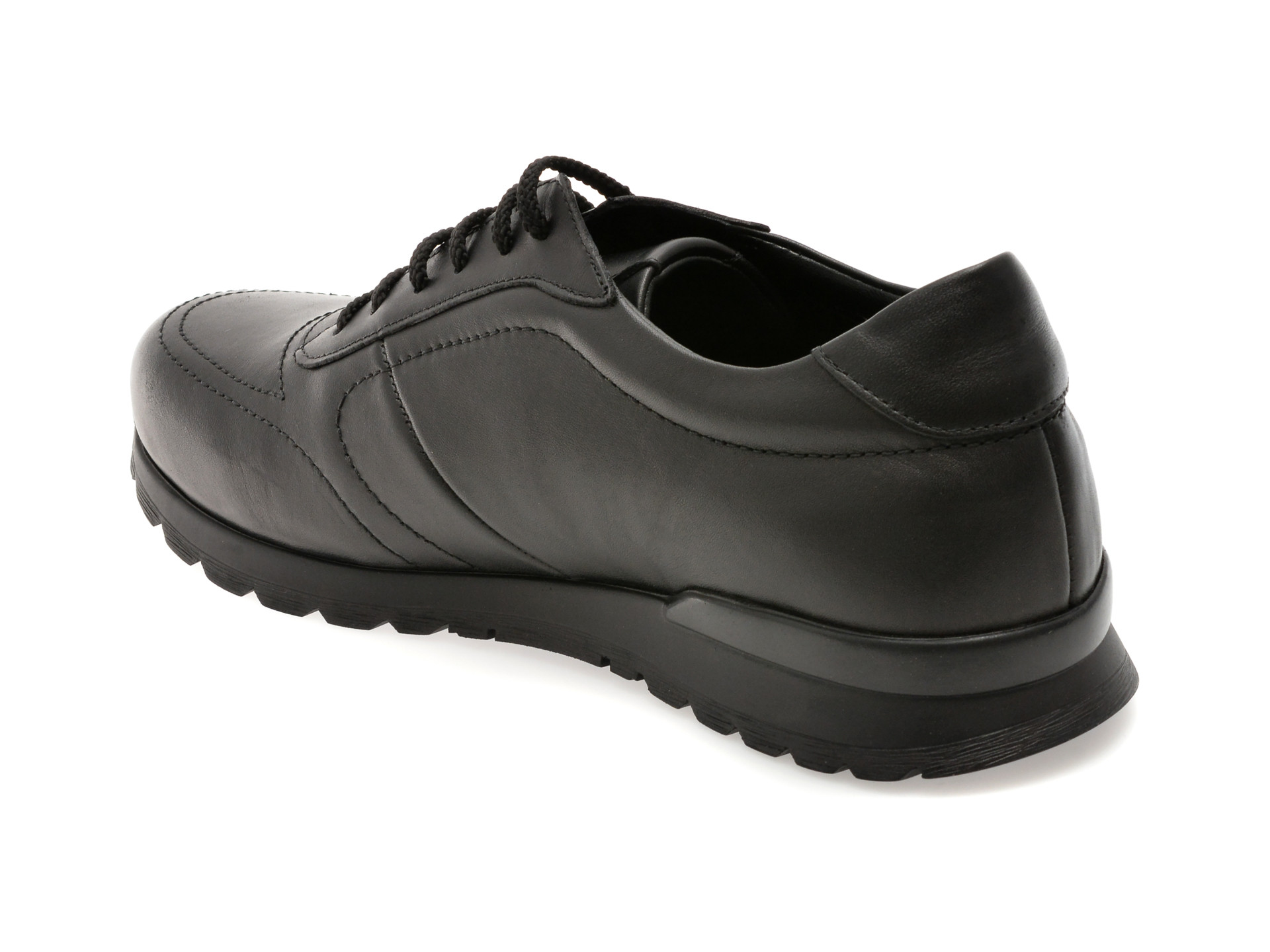 Pantofi sport OTTER negri, 54521, din piele naturala