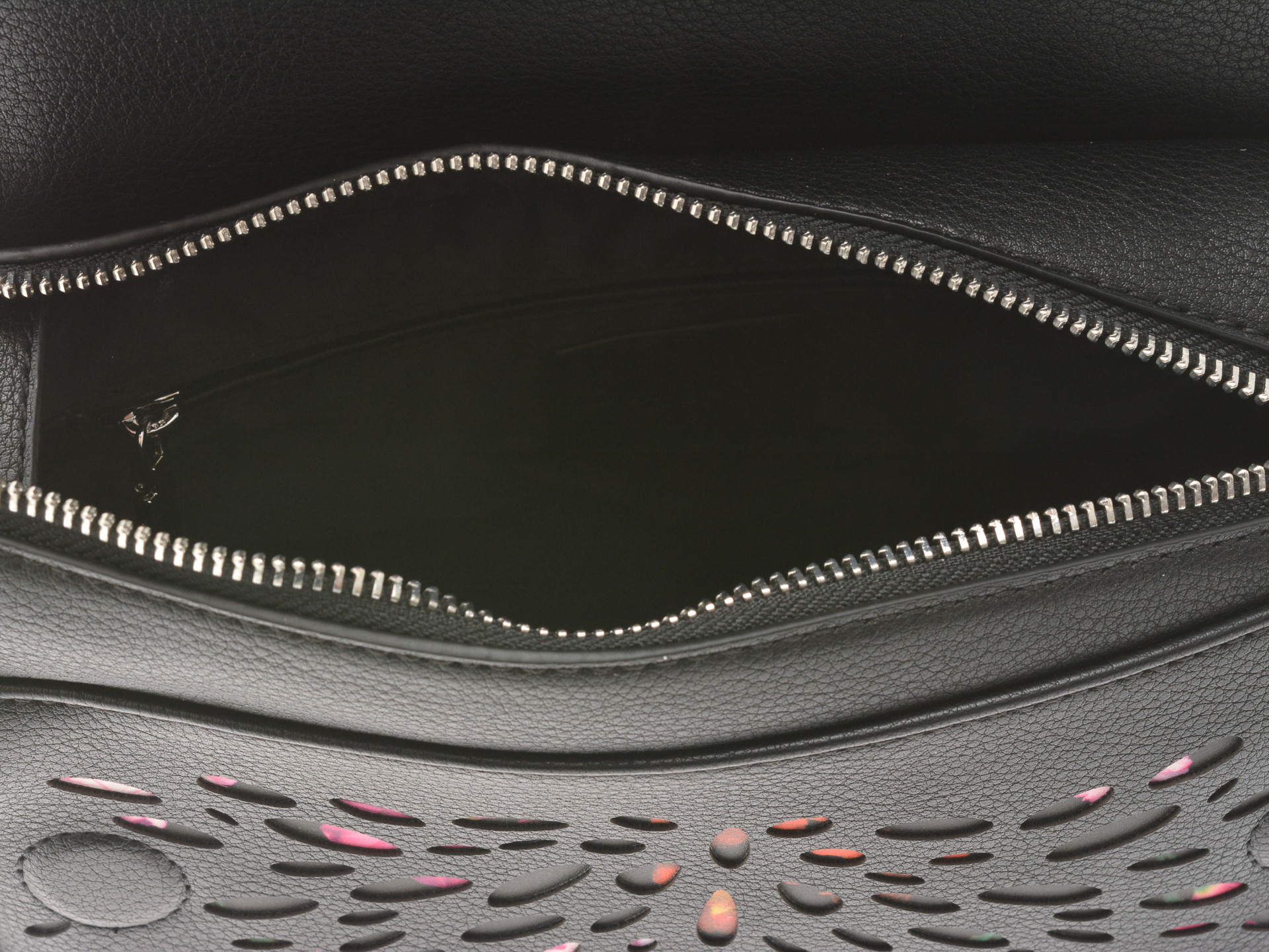 Geanta DESIGUAL neagra, SAXP90, din piele ecologica