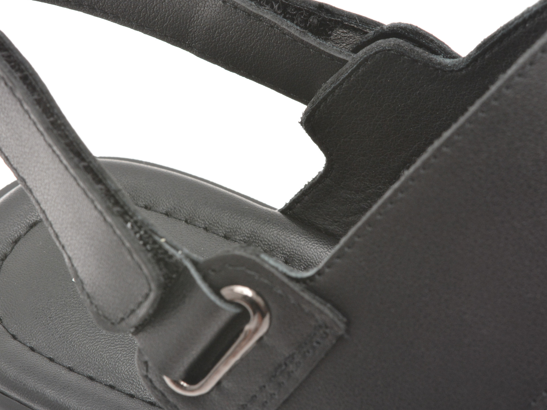 Sandale EPICA negre, 1302H17, din piele naturala