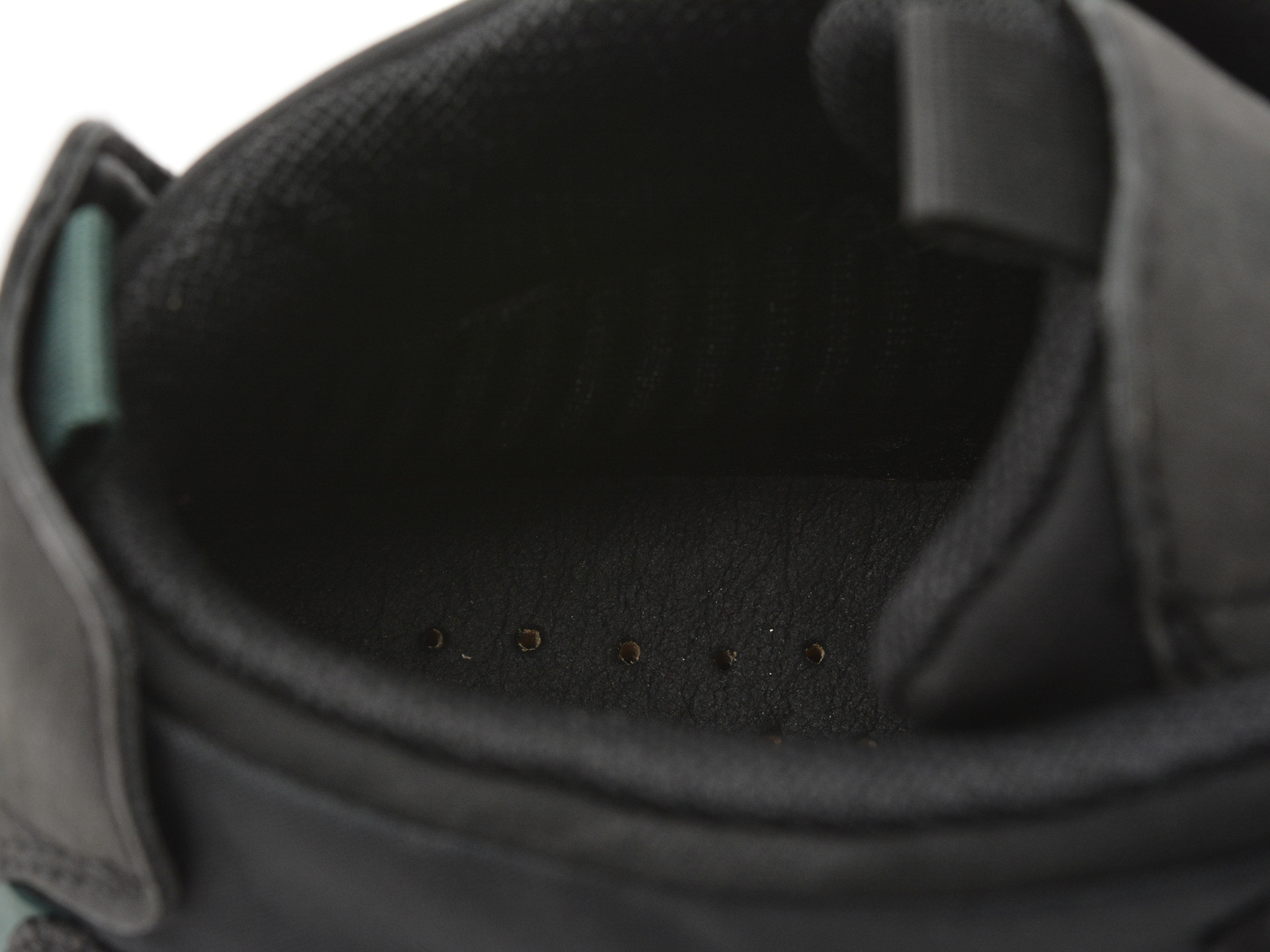 Ghete GEOX negre, U36APA, din piele naturala