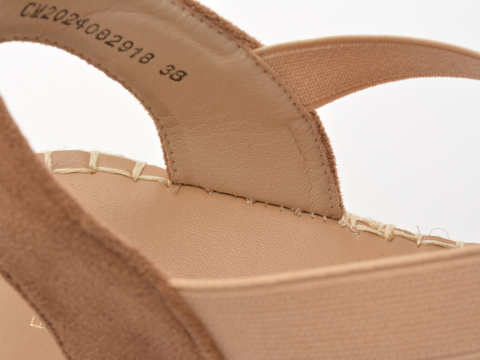 Sandale EPICA maro, 82918, din material textil