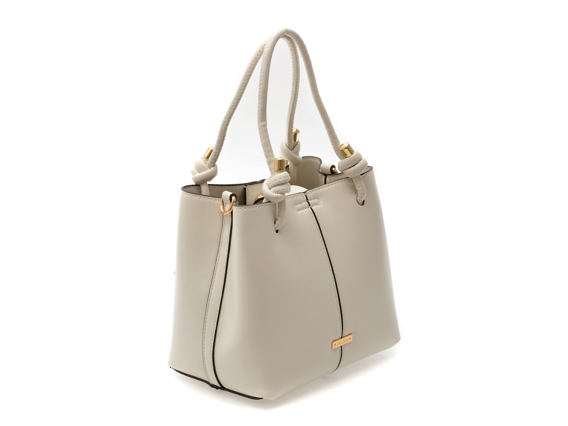 Geanta ALDO alba, EVIELILY 100, din piele ecologica