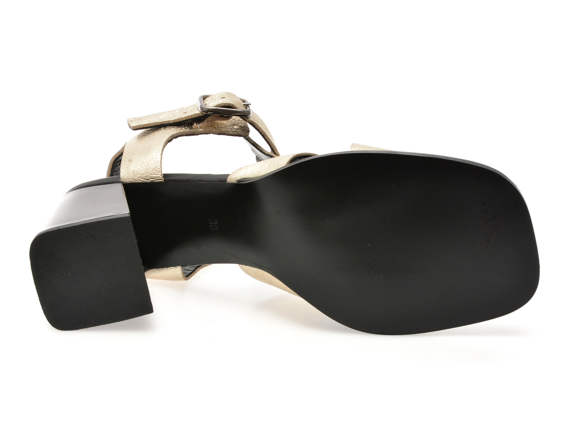 Sandale EPICA aurii, 3352, din piele naturala