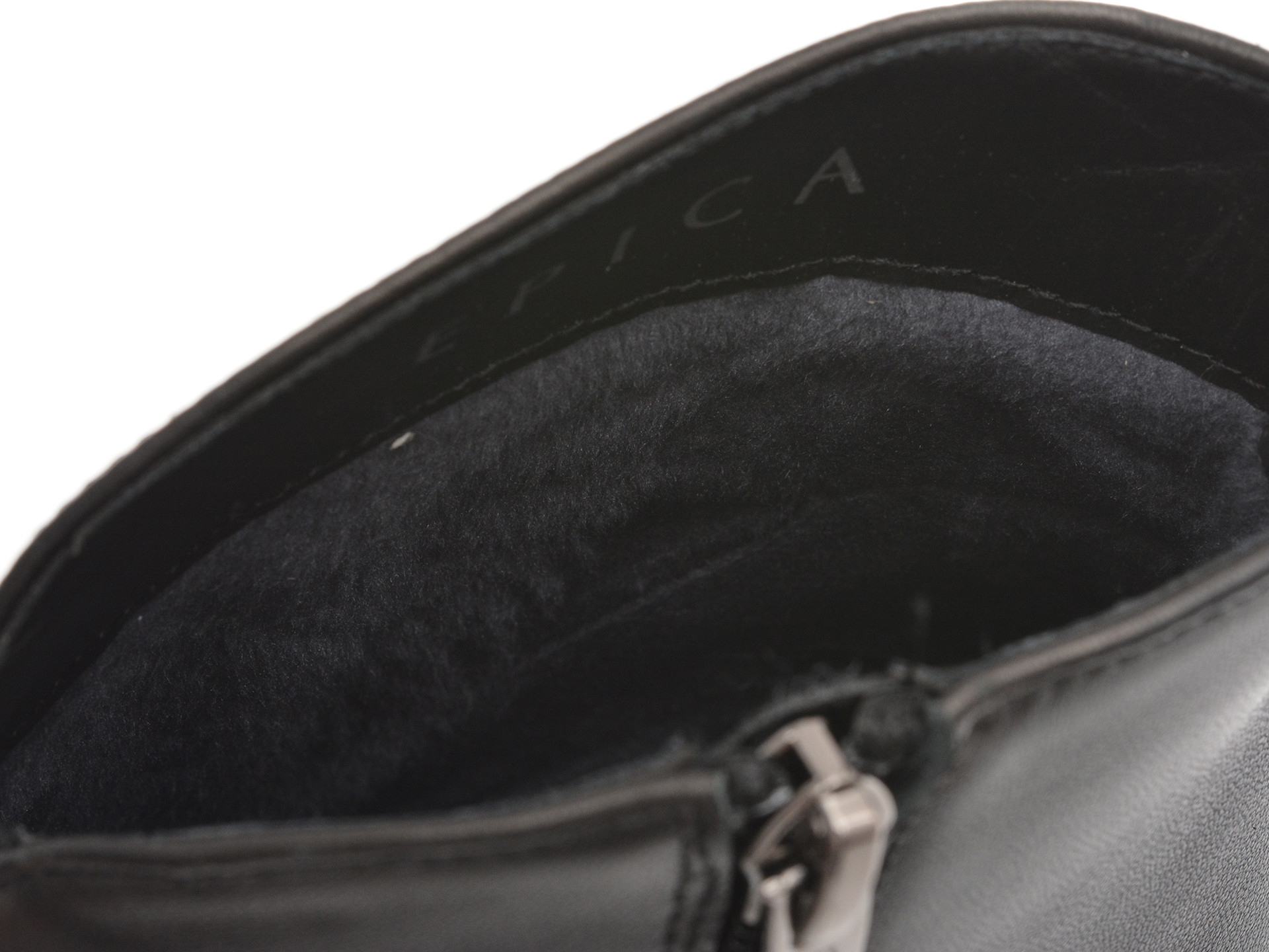 Botine EPICA negre, 2392, din piele naturala