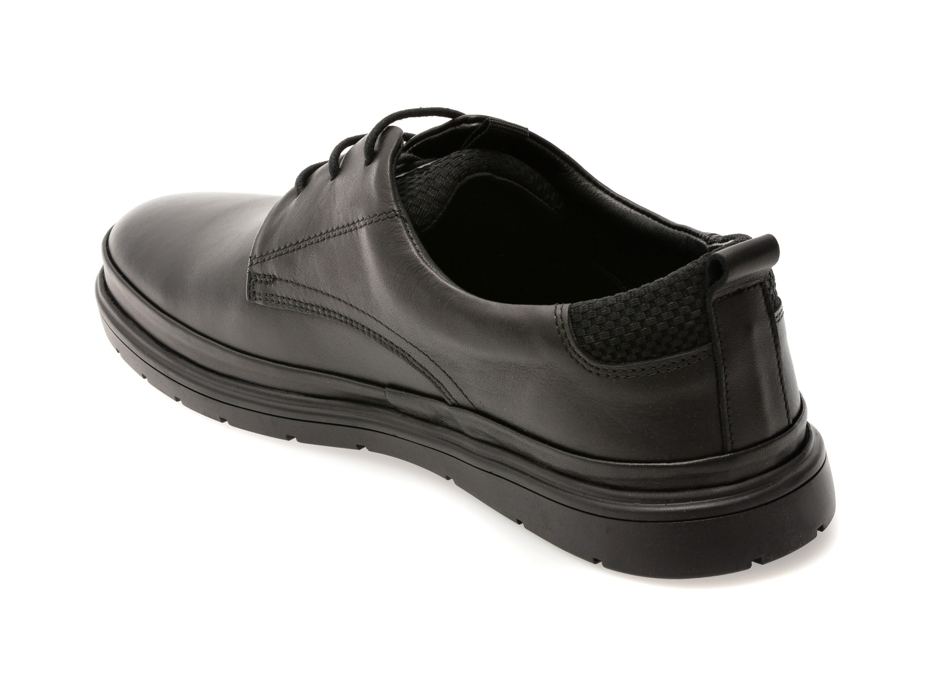 Pantofi OTTER negri, A20, din piele naturala