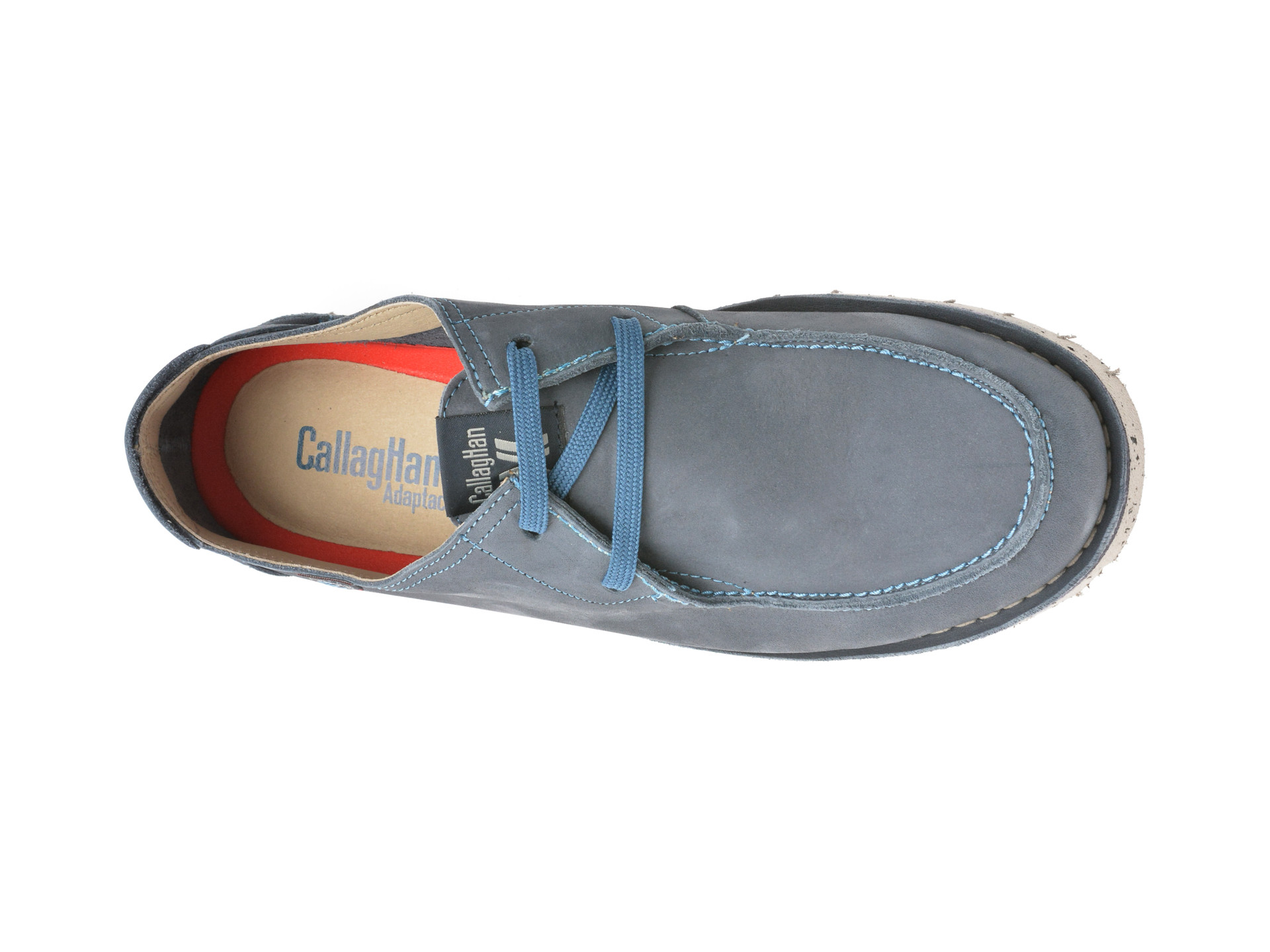 Mocasini CALLAGHAN albastri, 58101, din piele naturala