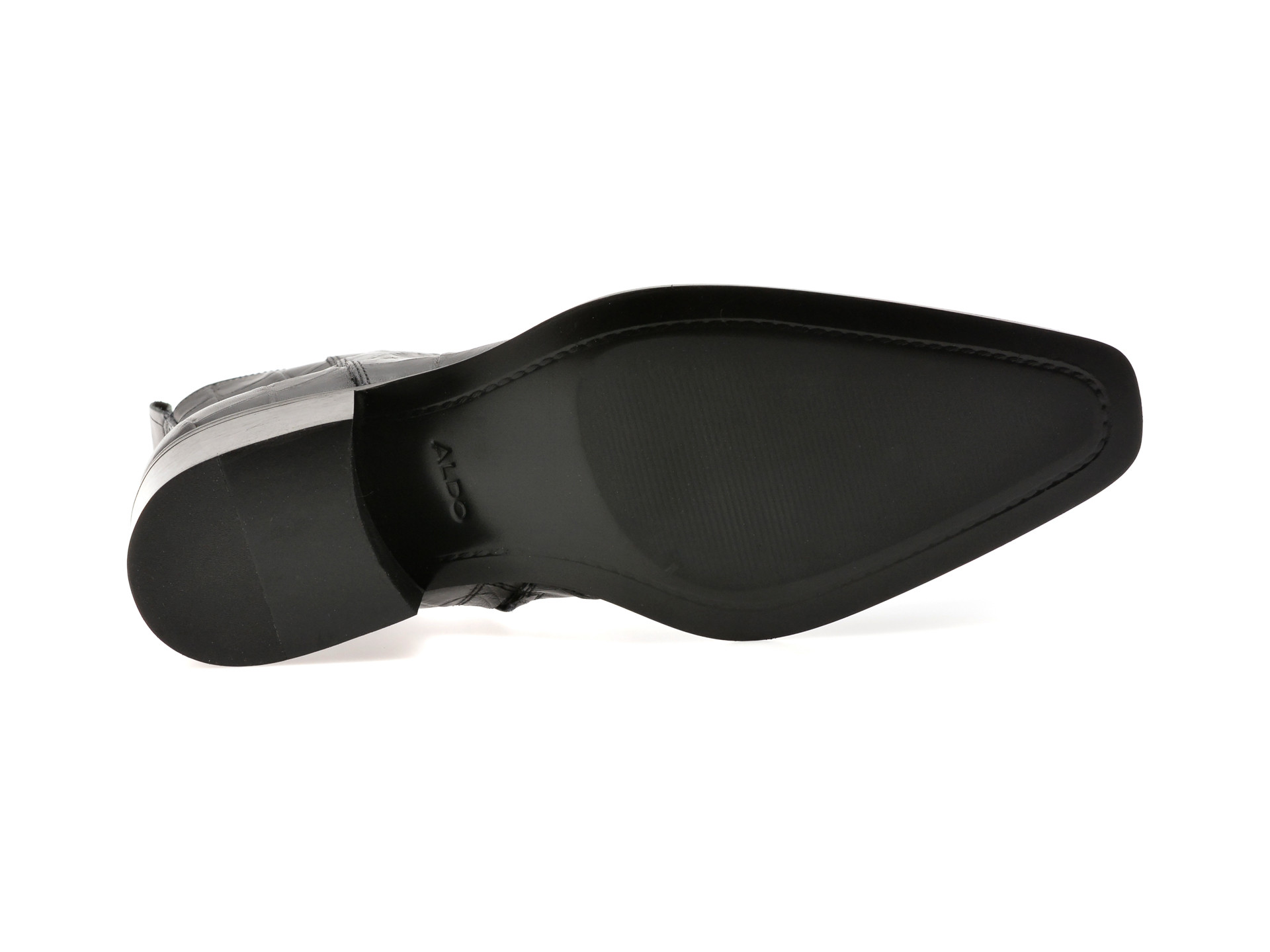 Ciocate elegante ALDO negre, ZAPPA 007, din piele croco