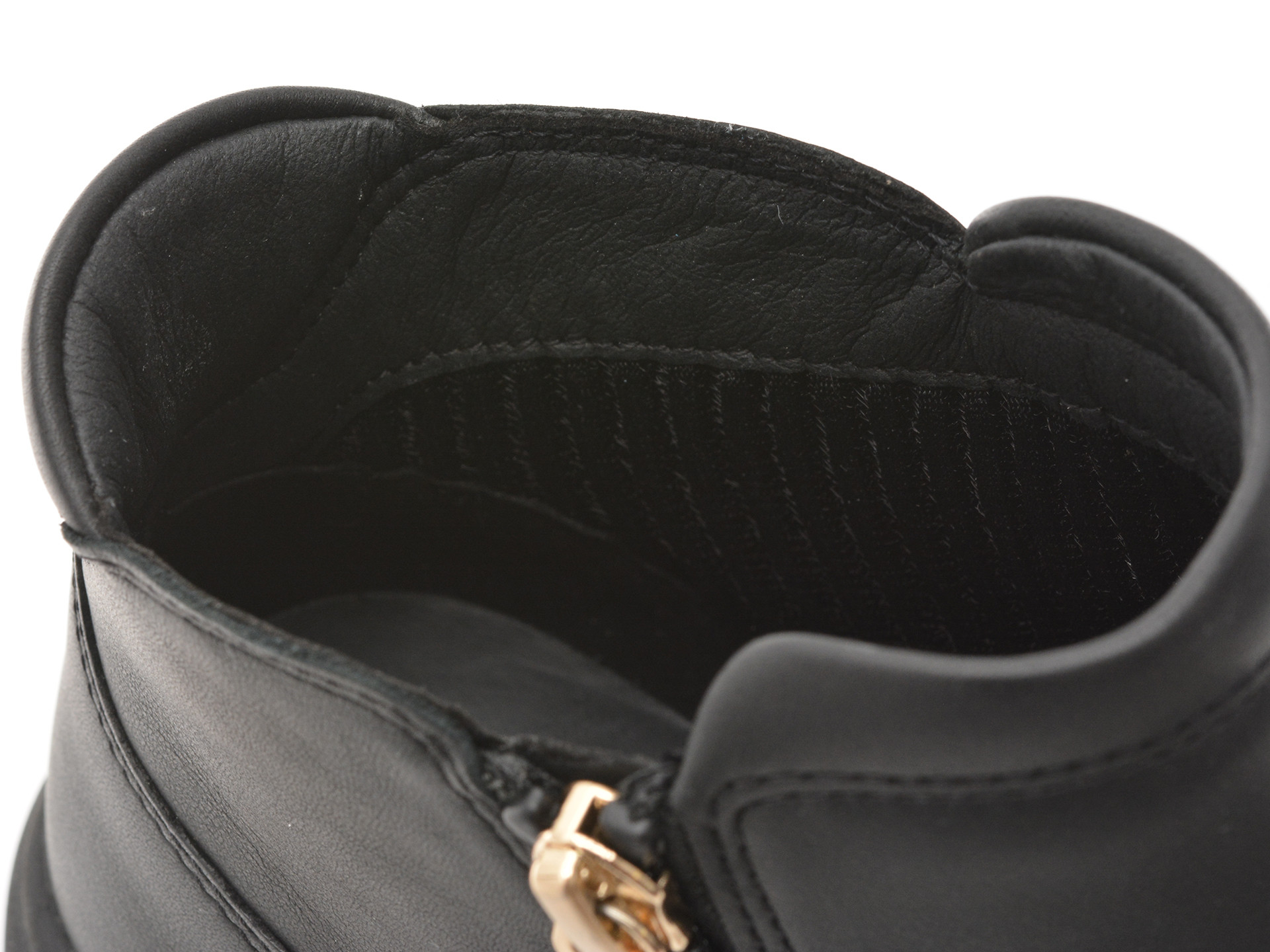 Ghete GEOX negre, D563TA, din piele naturala