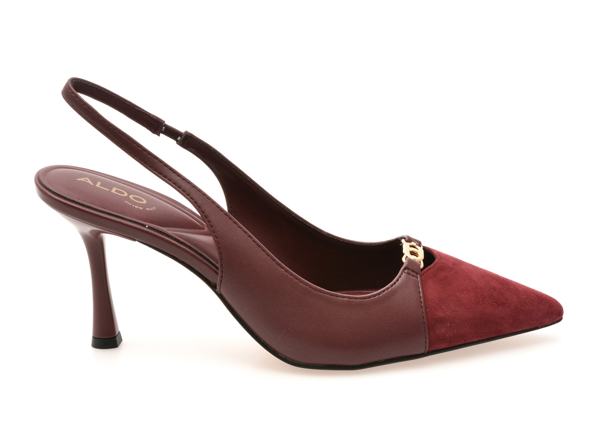 Pantofi eleganti ALDO visinii, AUGUSTAS 640, din piele ecologica