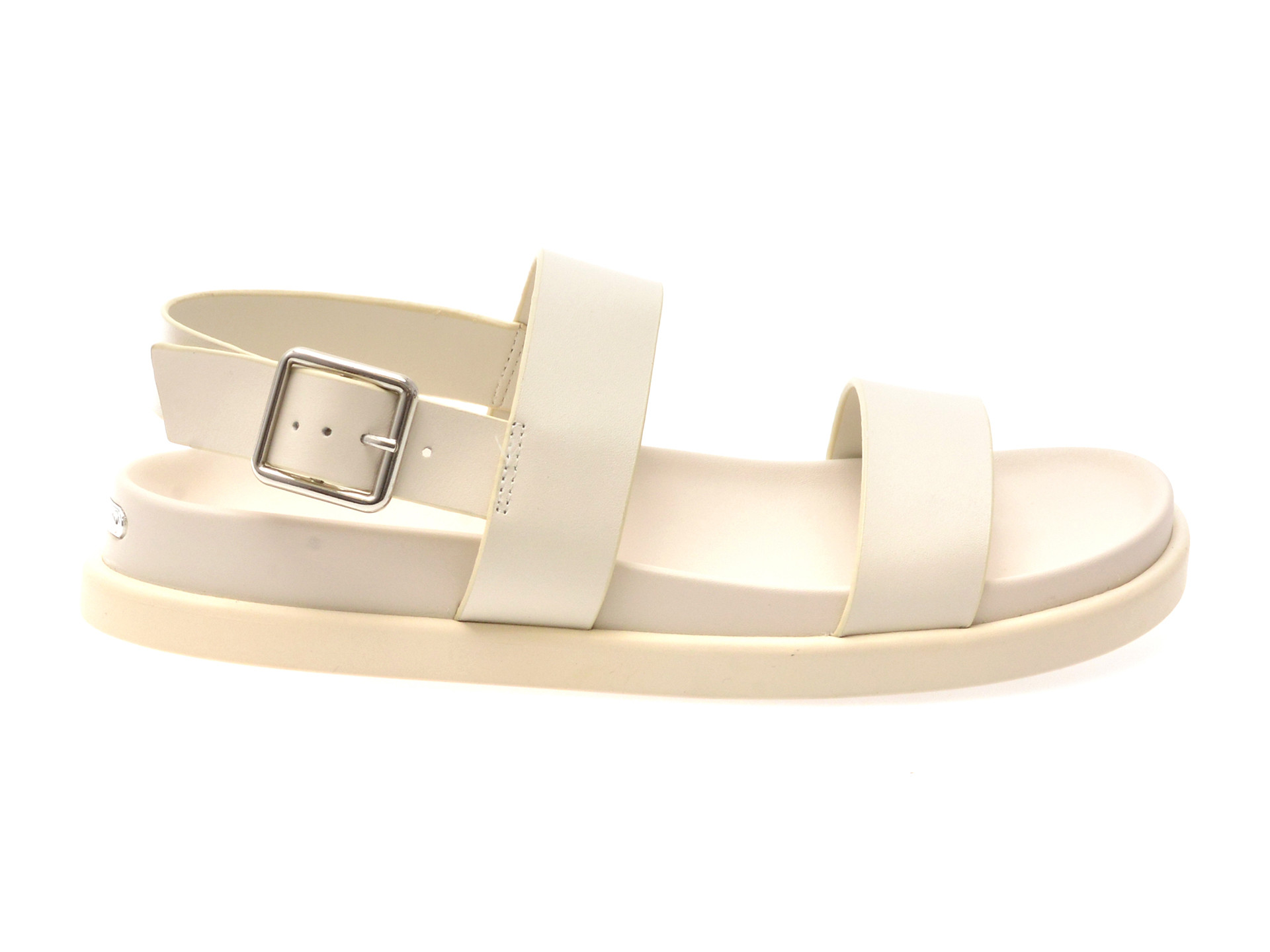 Sandale ALDO albe, LAROISEAN 121, din piele naturala